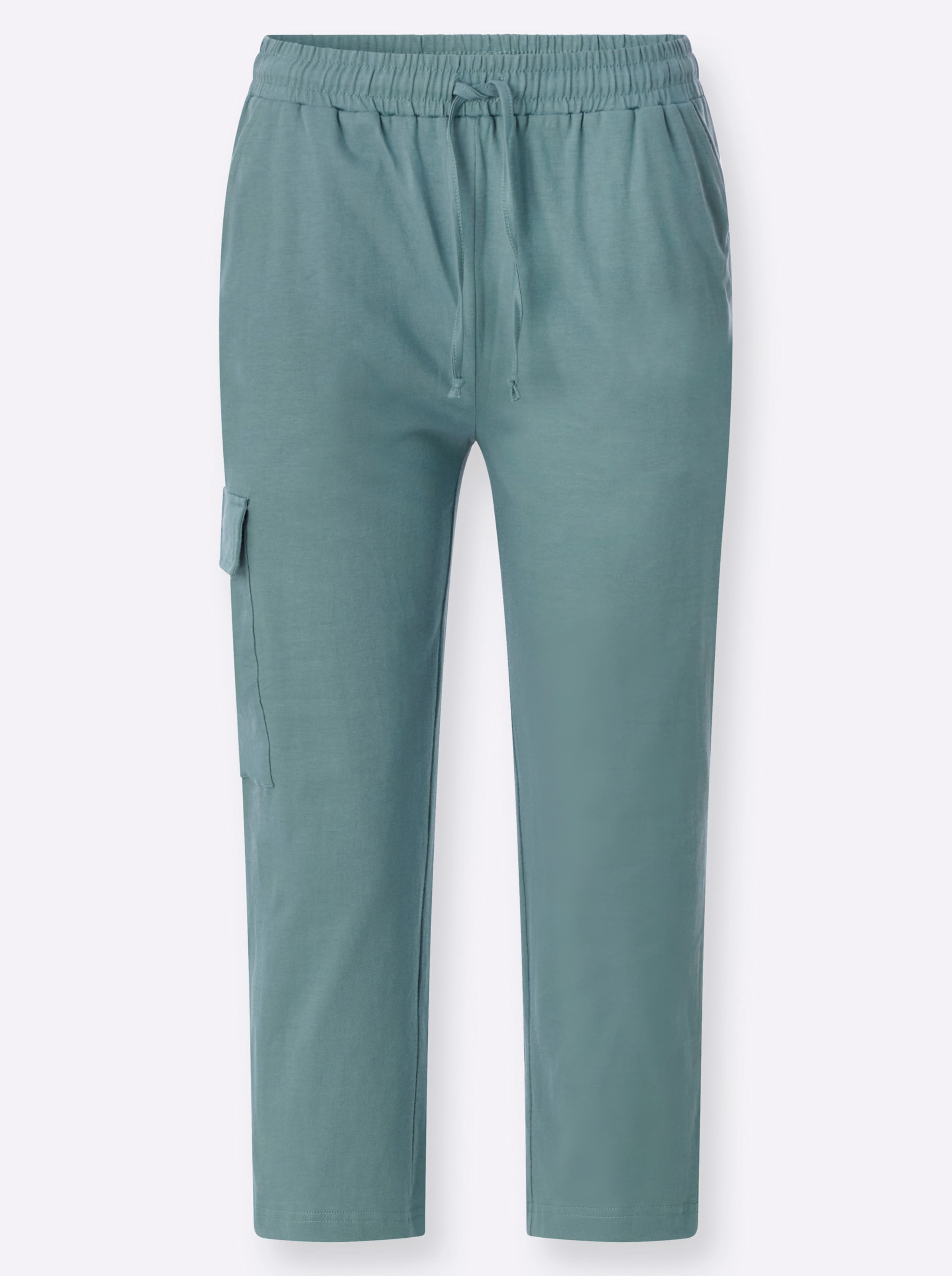 Damen 7/8-Hose mit aufgesetzter Pattentasche jade, Größe 38 - Bild 2