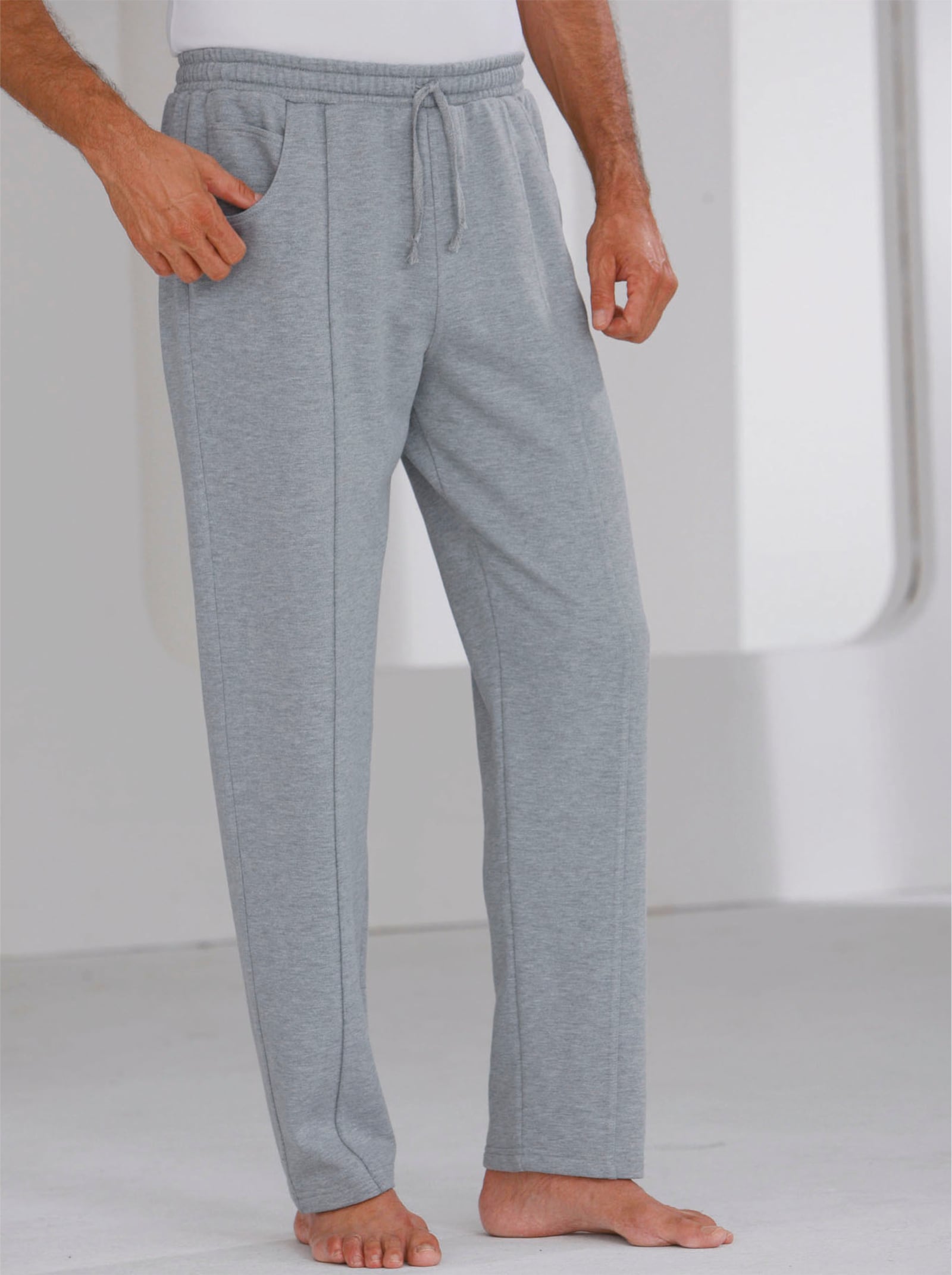 Catamaran Sports Kalhoty pro volný čas s kapsičkami na mince - šedá-melír