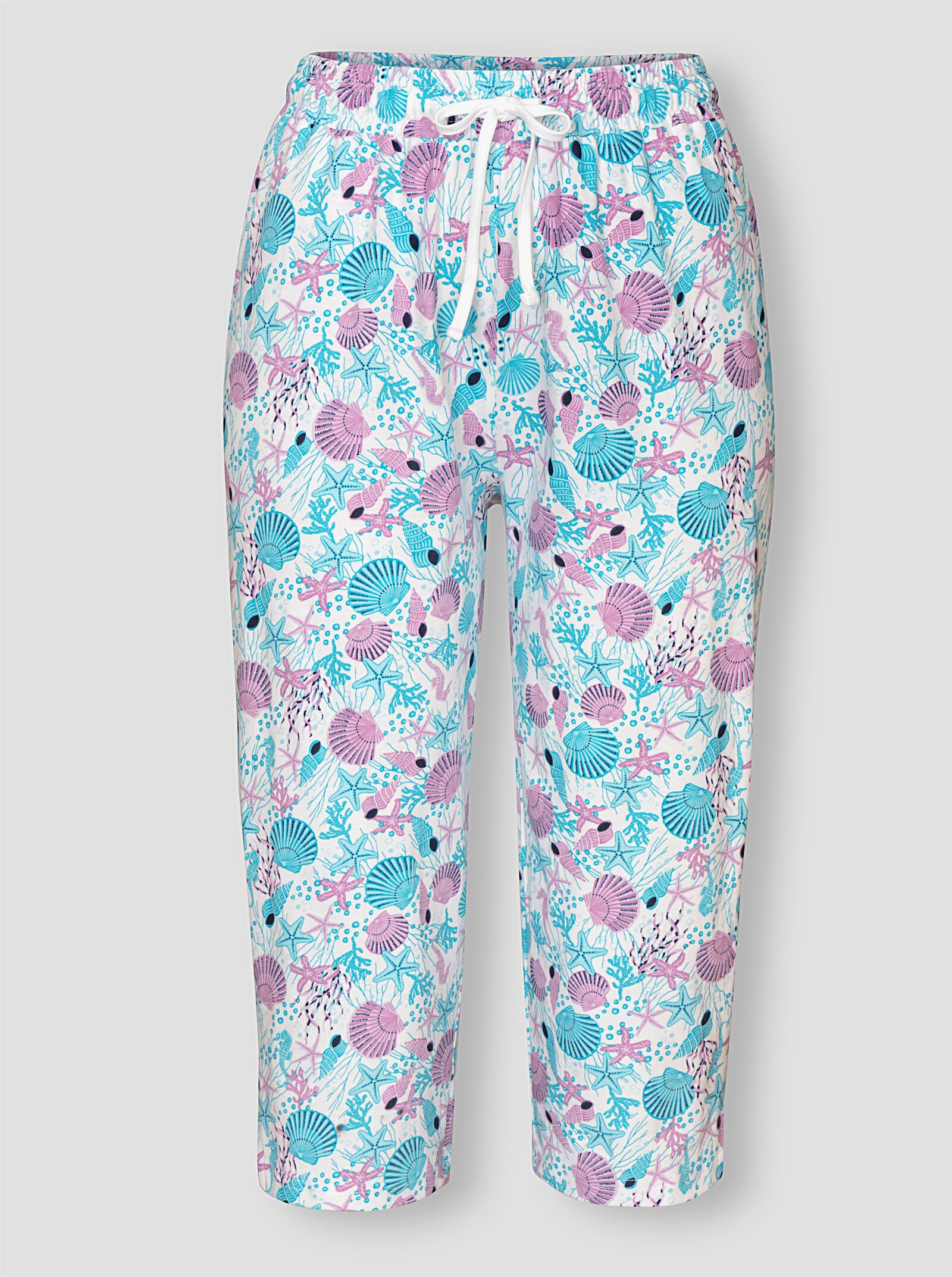 feel good Strandhose - marine-bedruckt + weiss-bedruckt