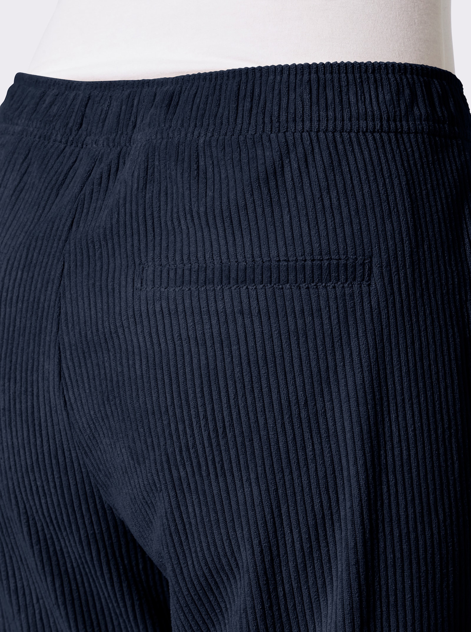 Cordhose mit Rundum-Dehnbund - marine