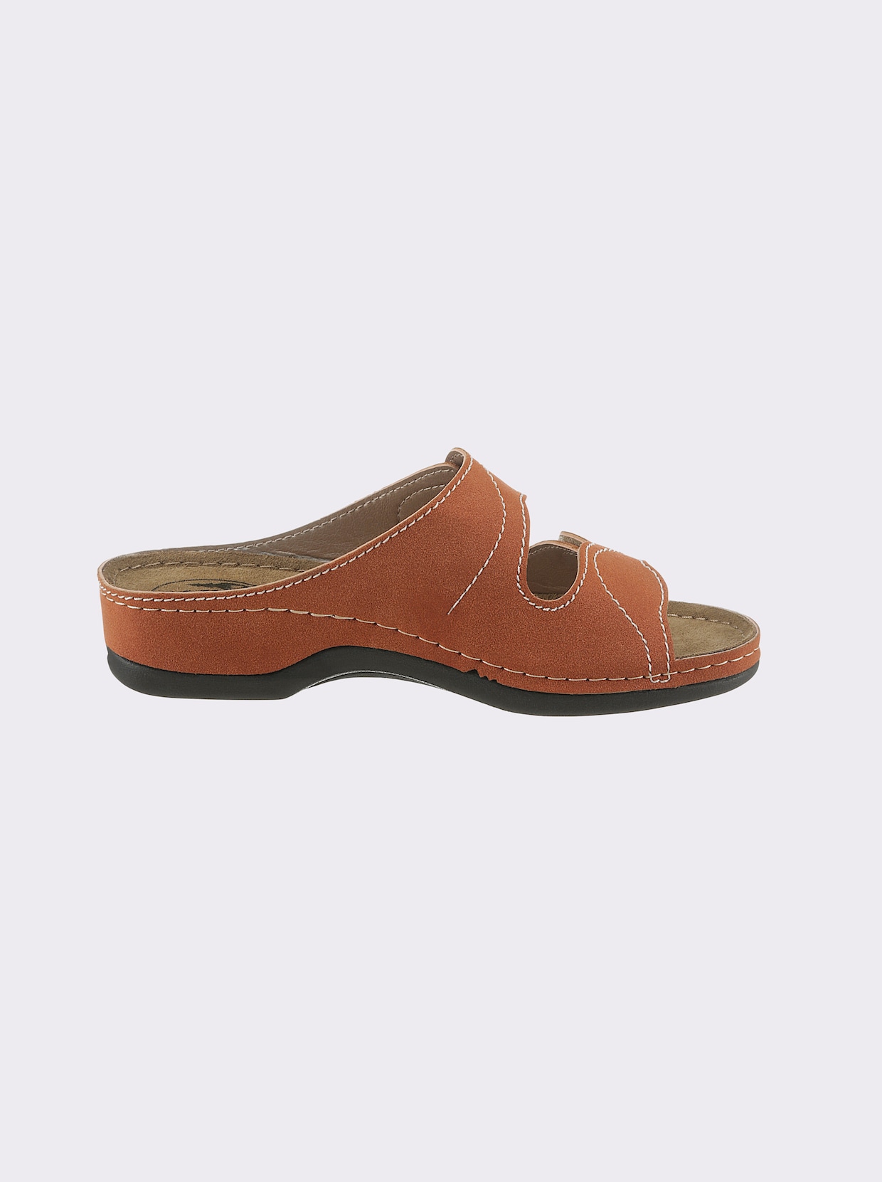 Franken Schuhe Pantolette - camel