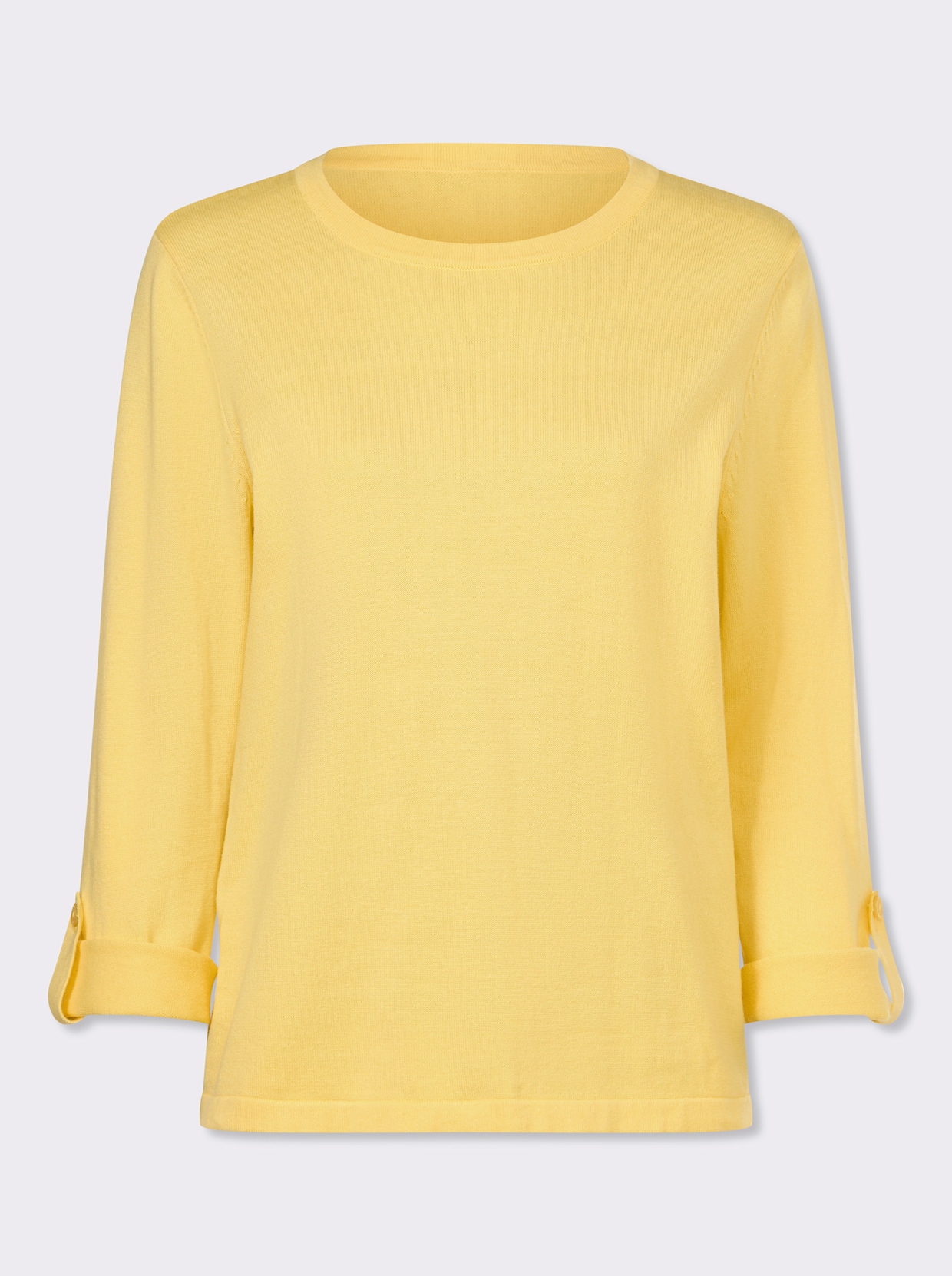 3/4 Arm-Pullover - zitrone