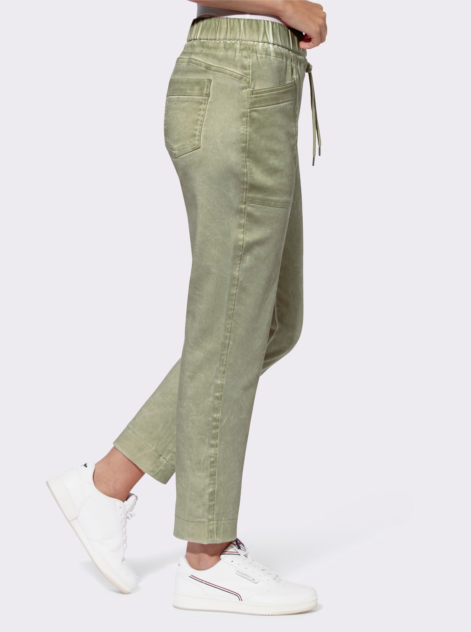 heine Pantalon en qualité sweat - kaki