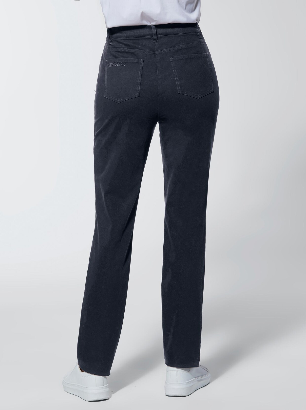 Creation L Premium Baumwoll-Modal-Jeans - marine