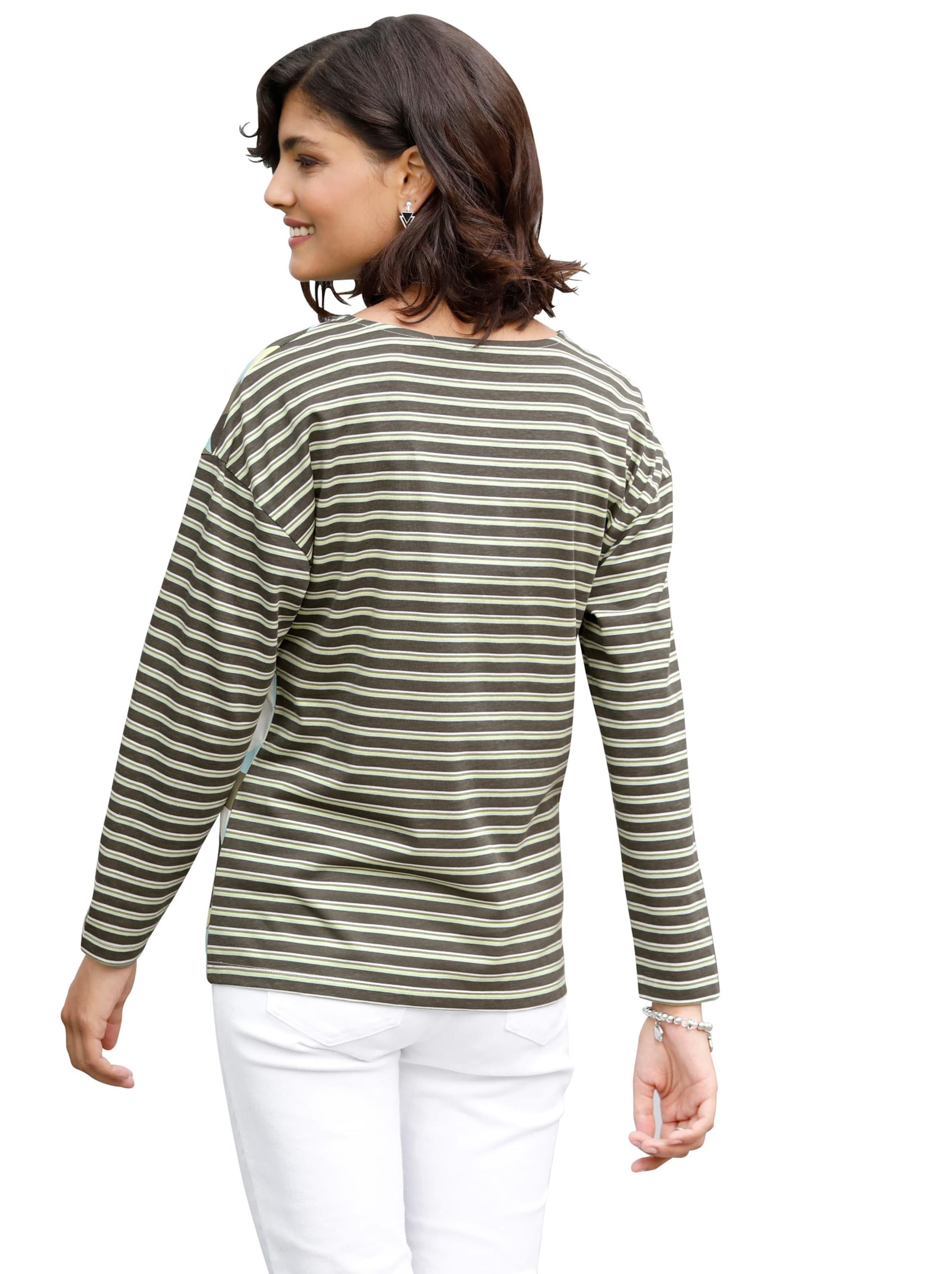 Shirt - khaki-gemustert