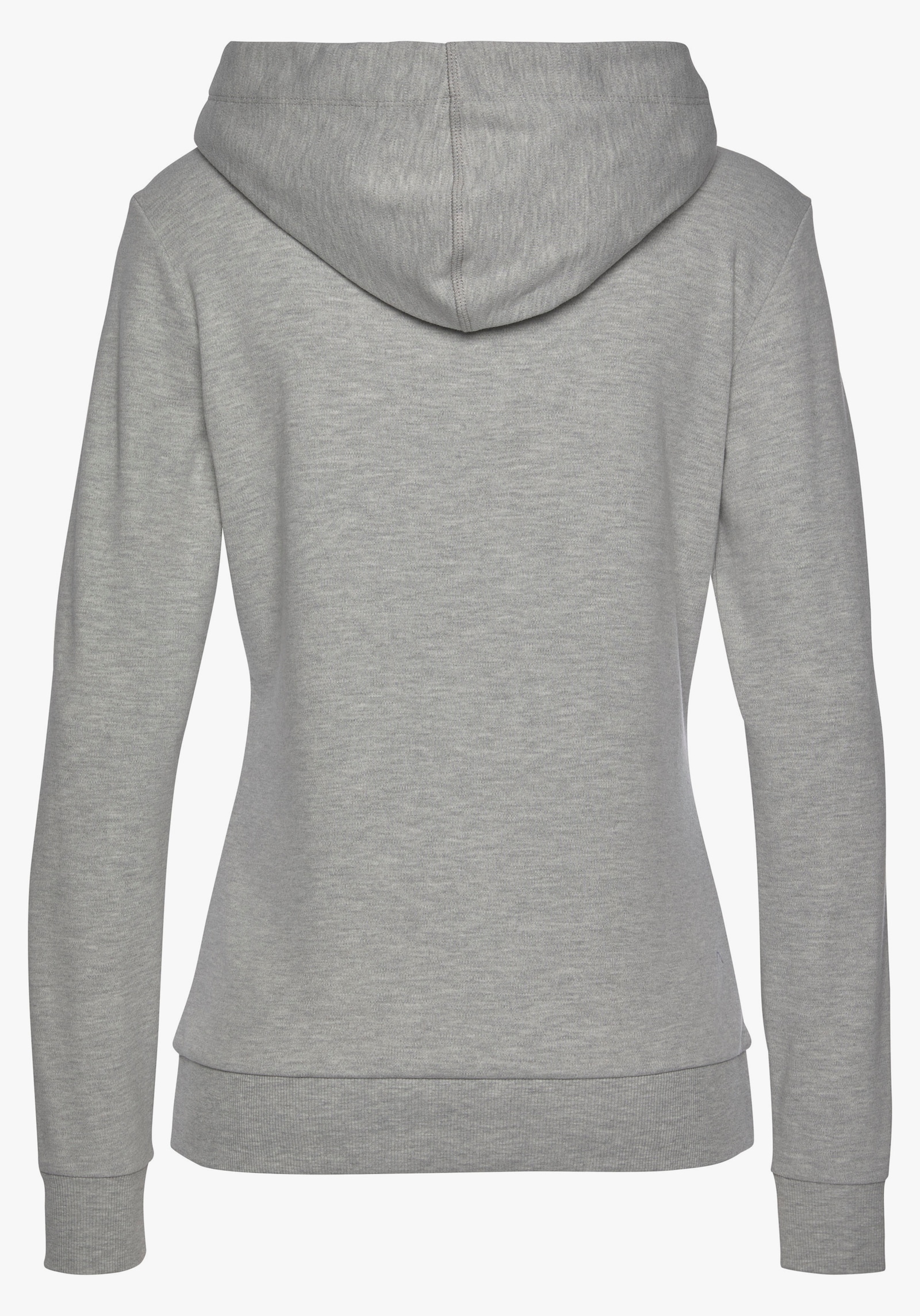 Bench. Loungewear Kapuzensweatshirt - hellgrau-meliert