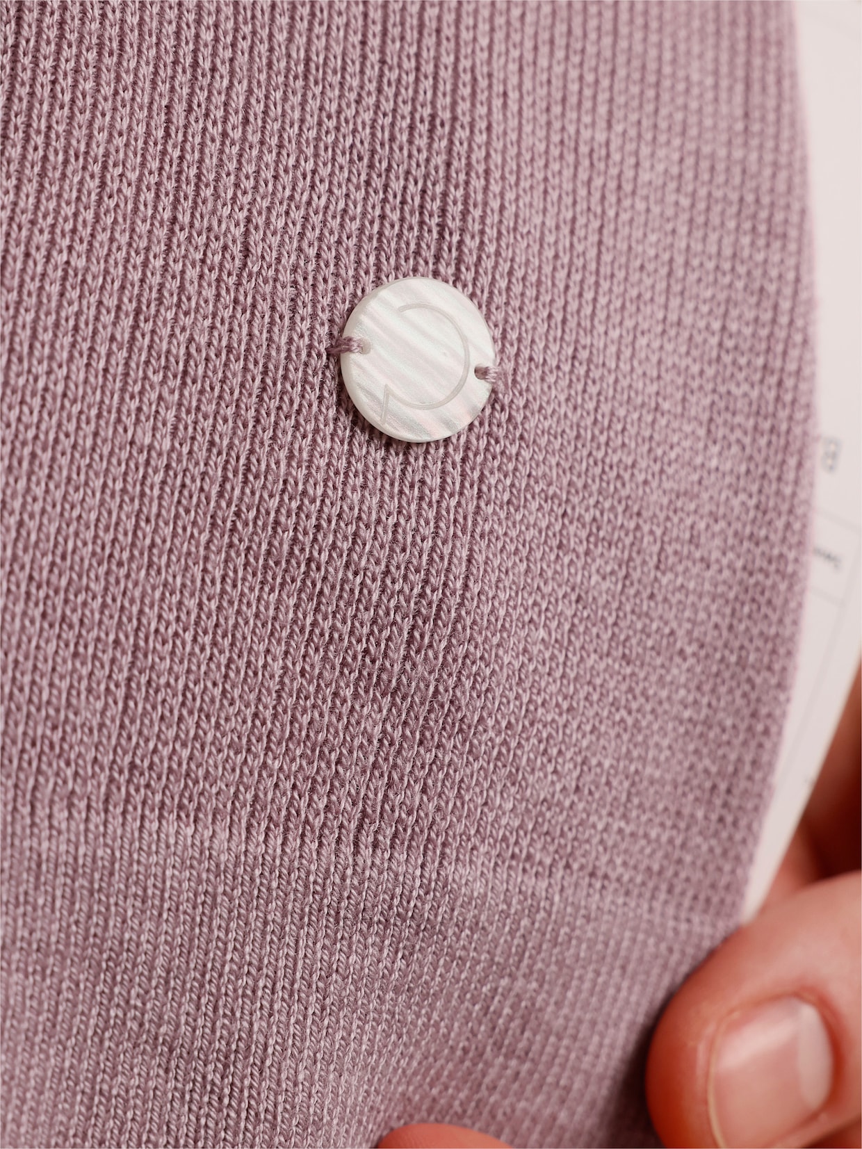 CREATION L PREMIUM Strickjacke - mauve