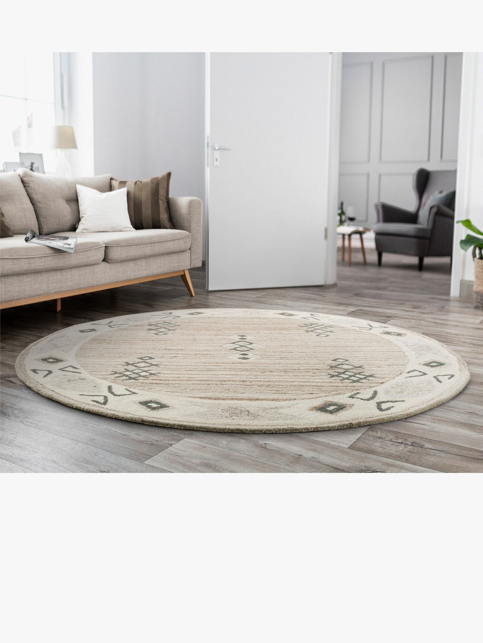 Theko Teppich - natur