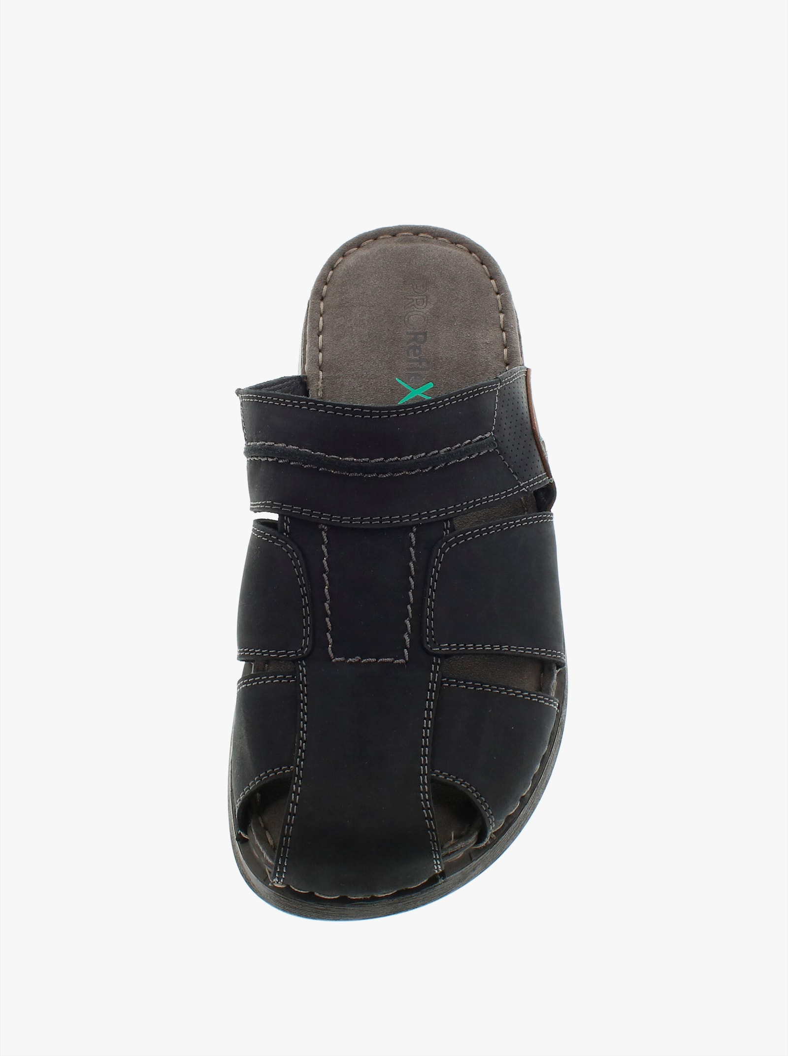 Reflexan Clog in aufwendiger Verarbeitung - schwarz