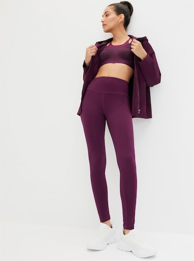 Catamaran Sports Funktionstights mit 2 Taschen seitlich - traube