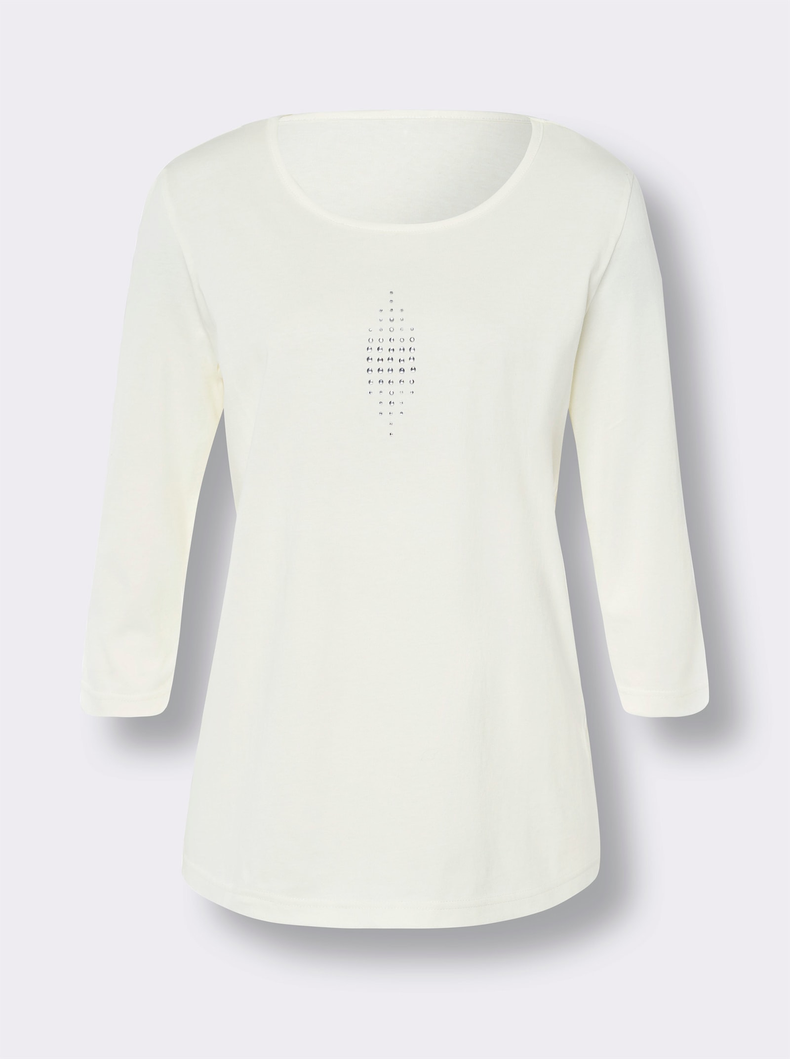 Tričko s 3/4 rukávem v balení po 2 ks - šampaňská + levand.