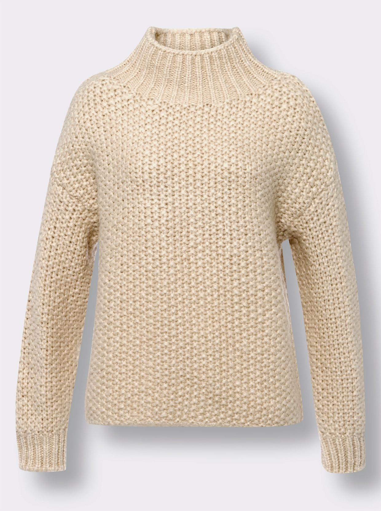 heine Pullover - sand-champagner-meliert