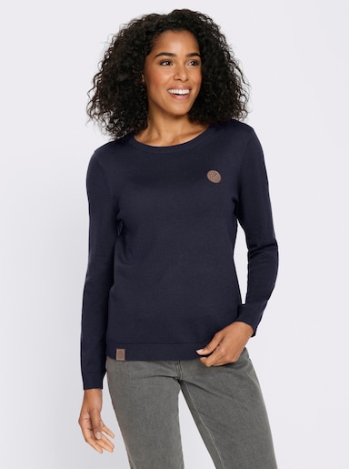 Pullover mit 50% Baumwolle - marine