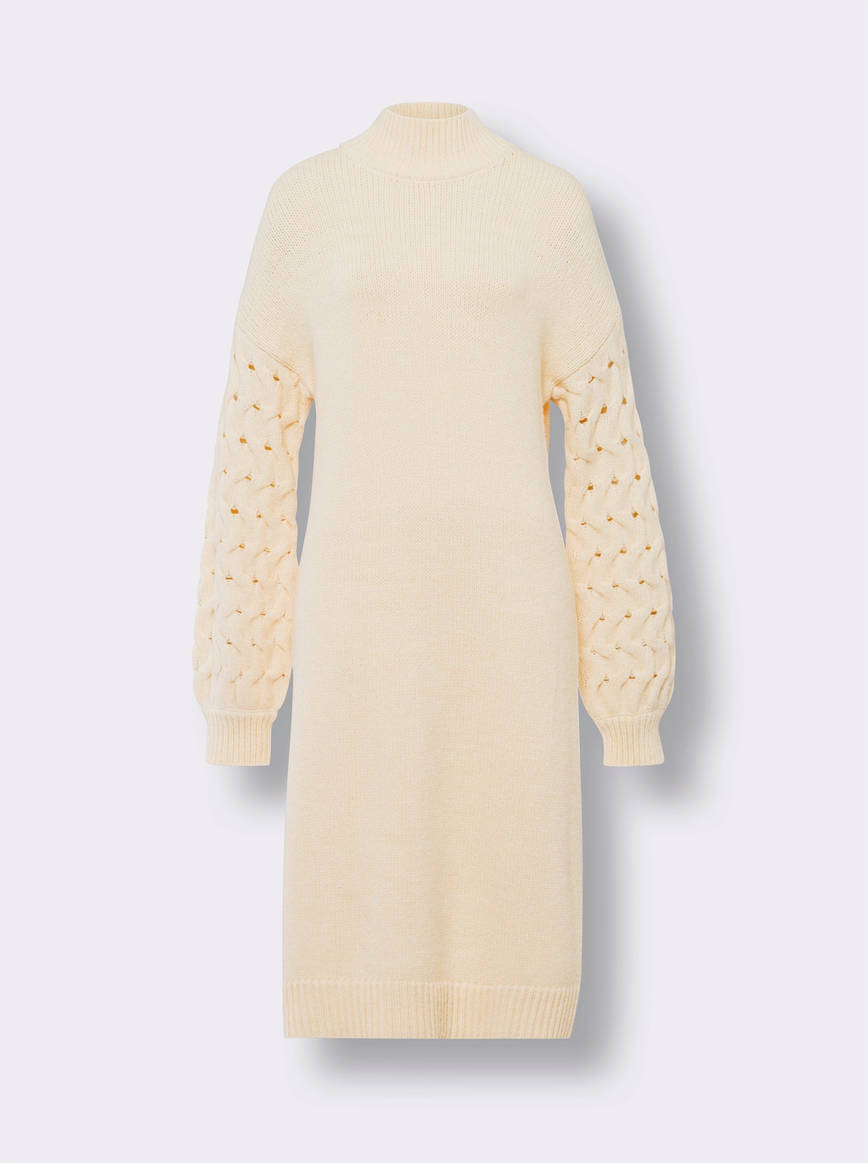 heine Robe en tricot - champagne-couleur ivoire chiné