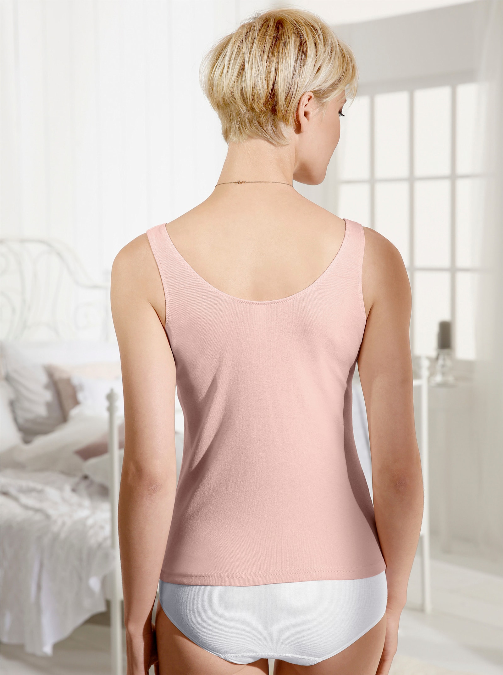 wäschepur BH-Hemd mit vorgeformten Cups - apricot