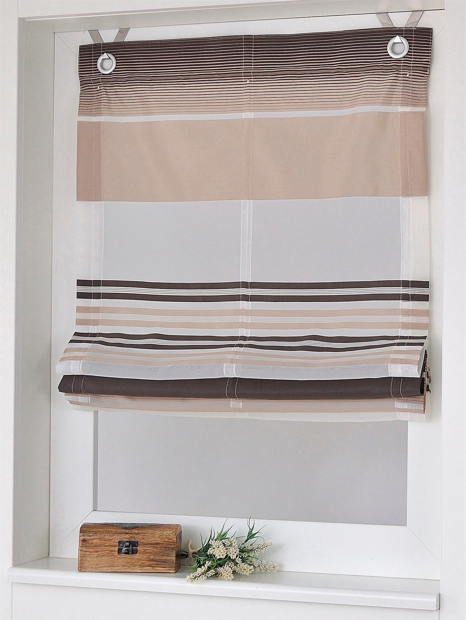 heine home Raffrollo - braun