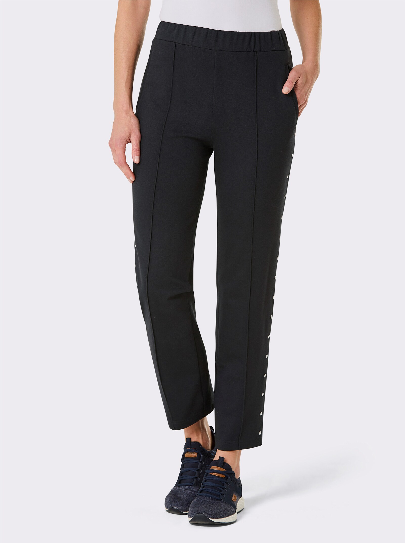 Catamaran Sports Freizeithose mit Reißverschluss-Taschen - schwarz