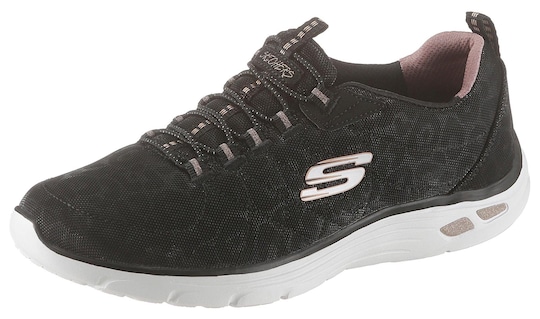 Skechers Slip-On Sneaker - schwarz-rosé