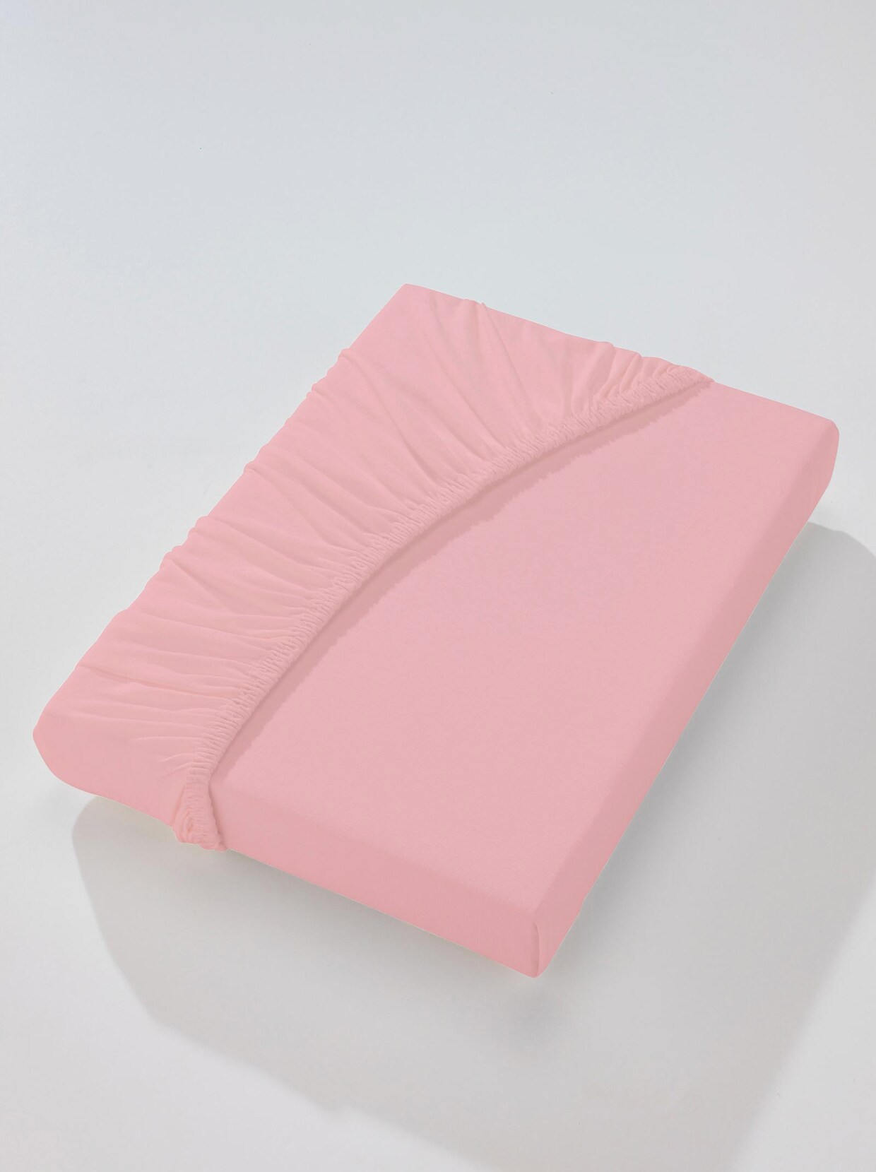 wäschepur Spannbetttuch - rosé