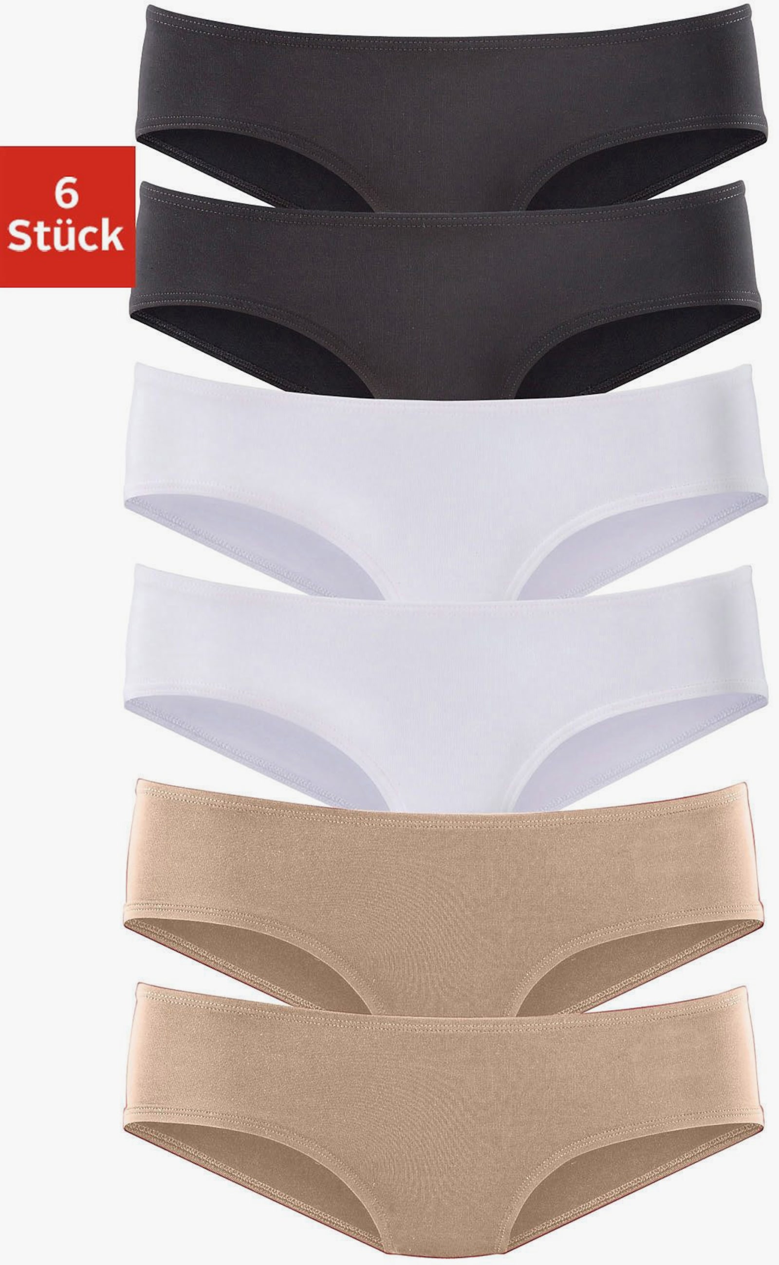 vivance active Hipster - beige, schwarz, weiß