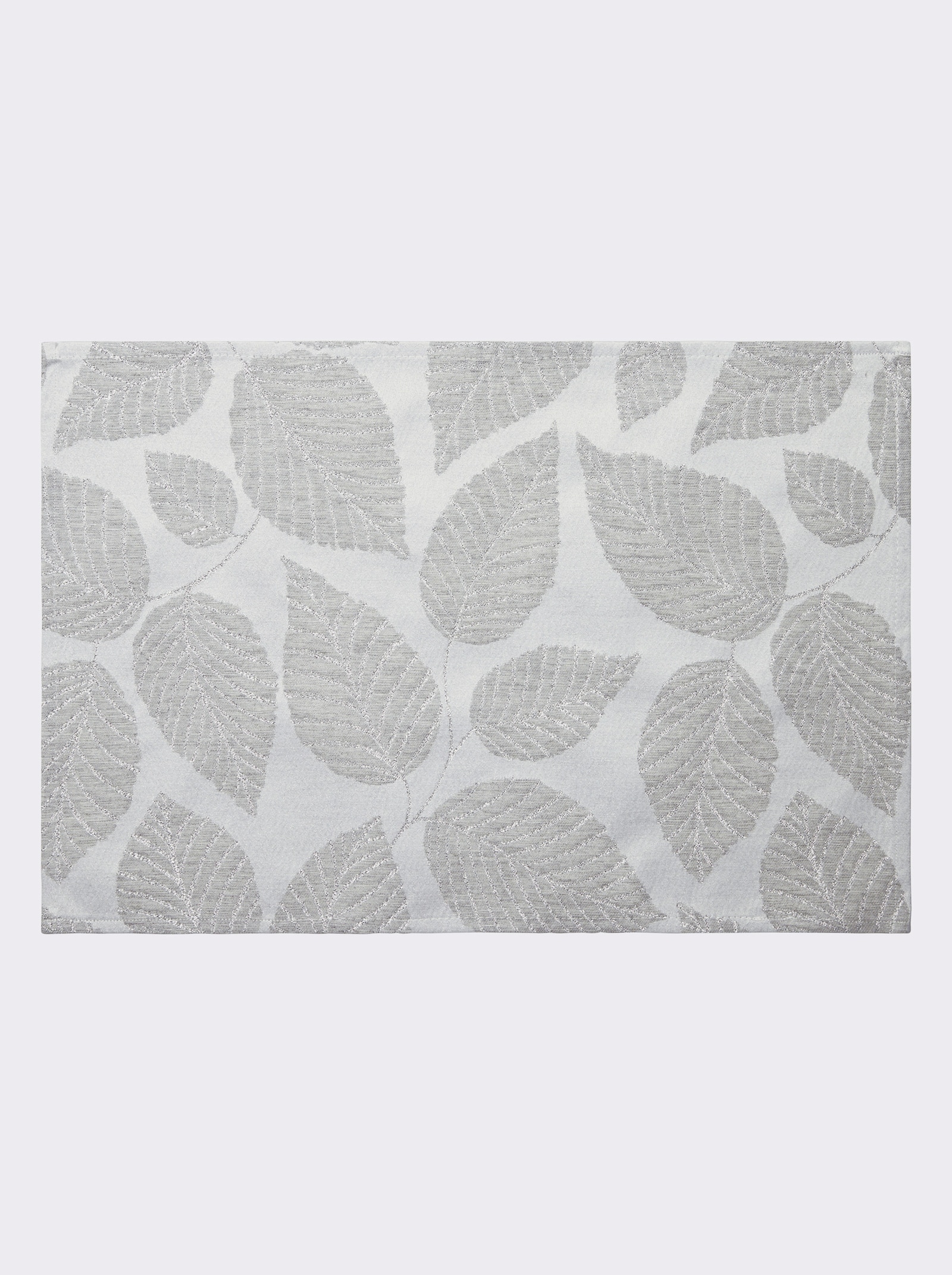 Tischdecke - weiss-grau