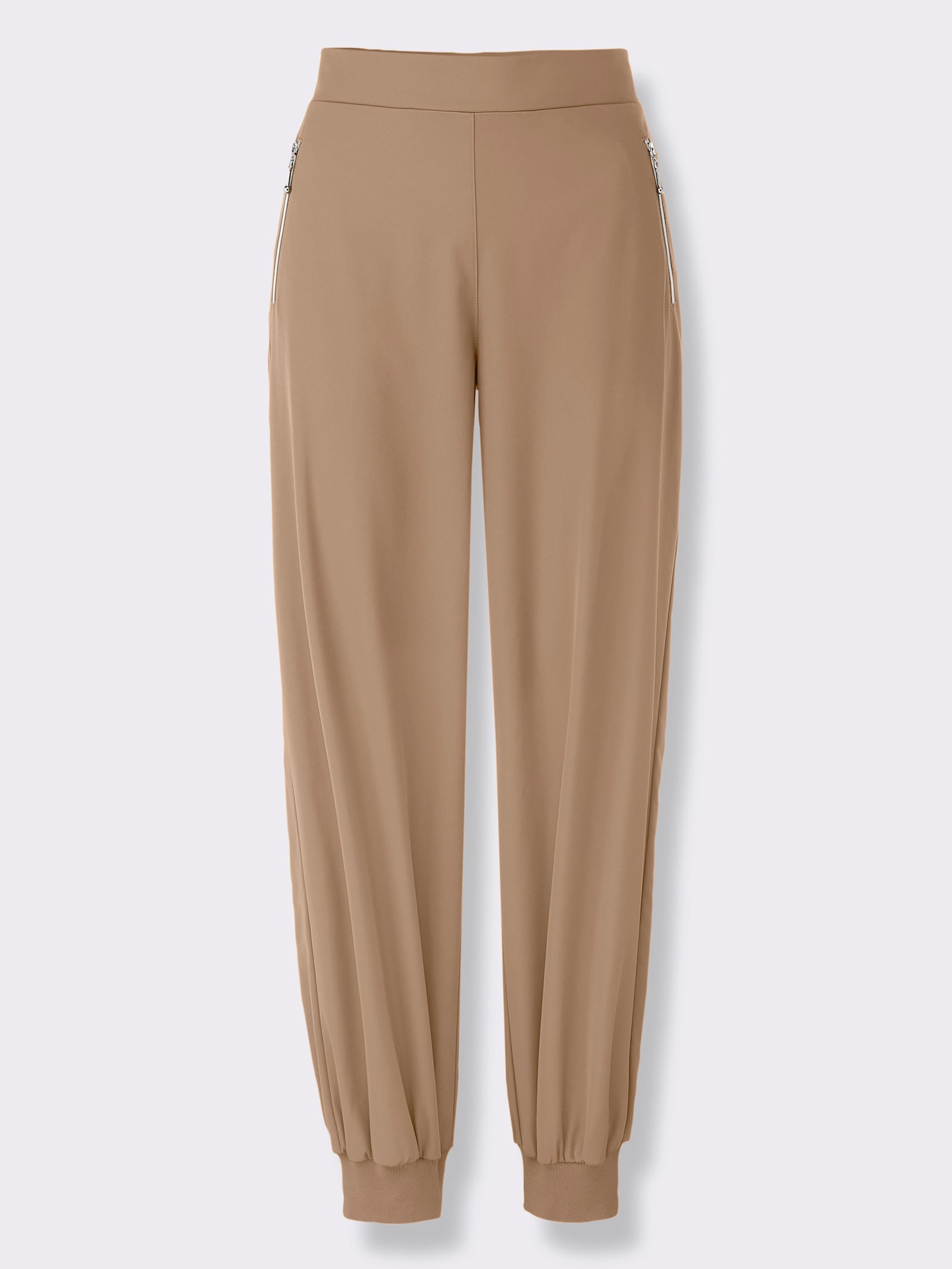 heine Schlupfhose mit Fußbündchen - camel
