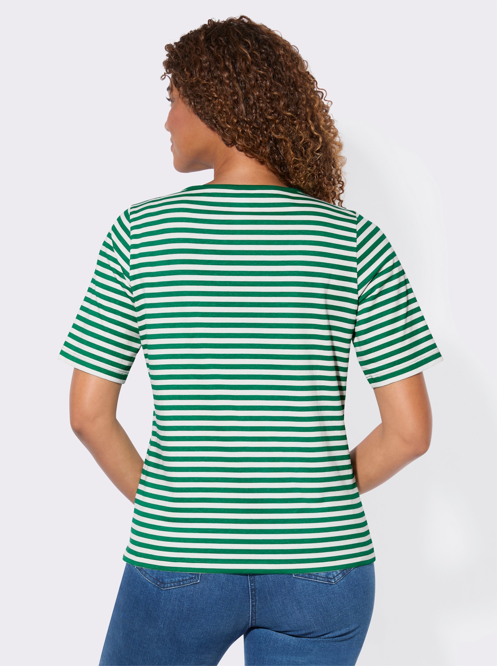 Shirt-Set mit kurzen Ärmeln - grün