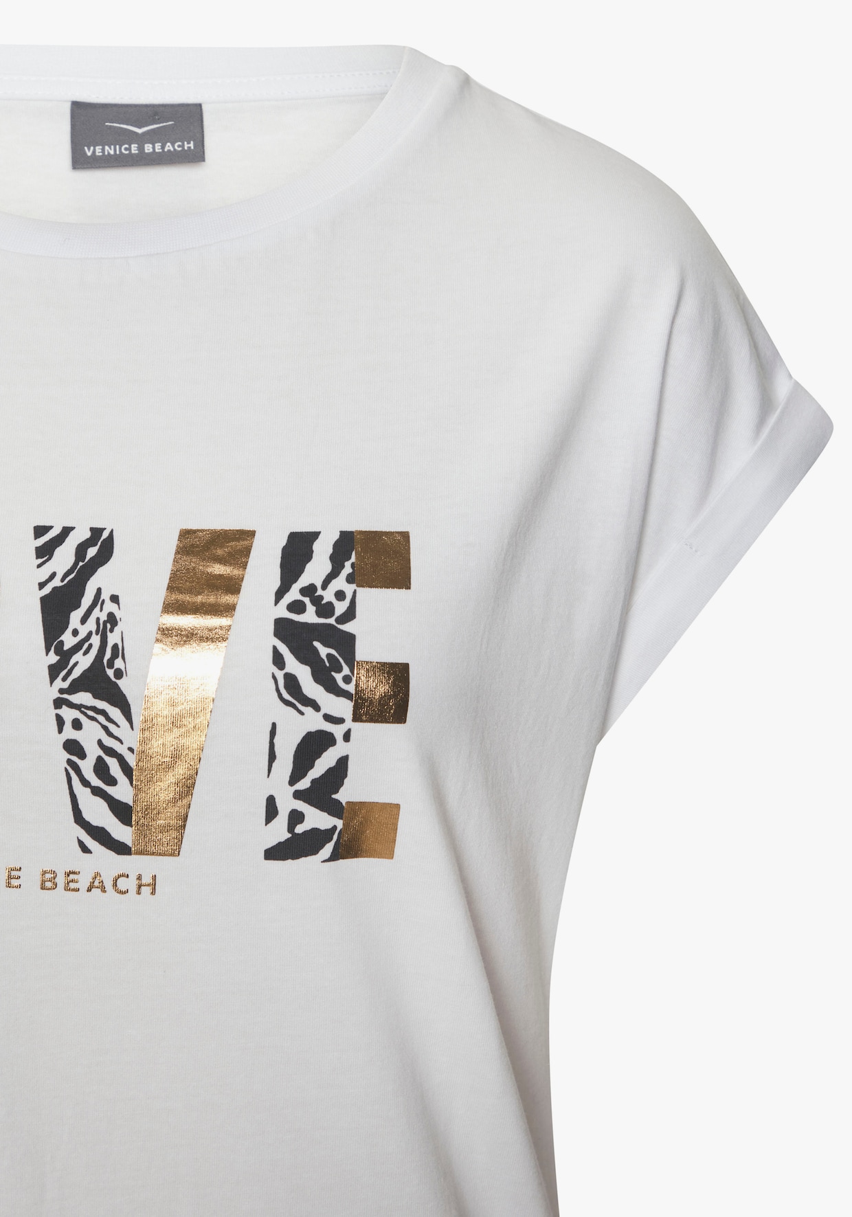 Venice Beach Kurzarmshirt - weiß