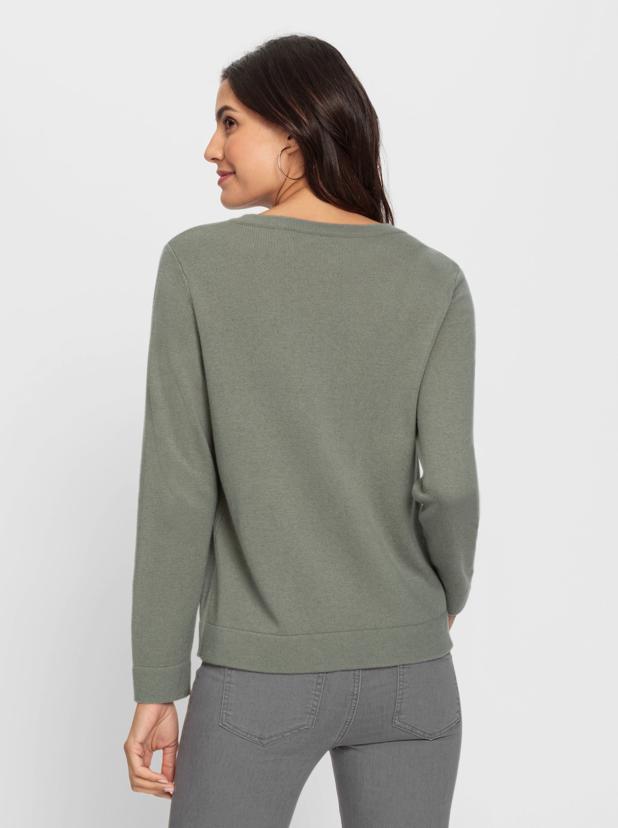Pullover met lange mouwen - jade
