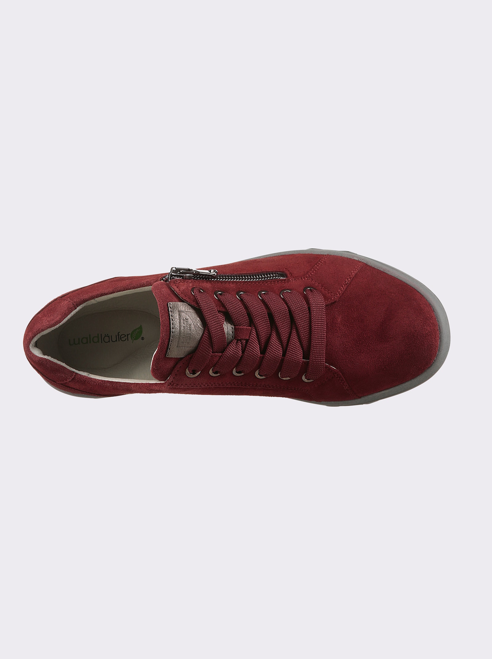 Waldläufer Sneaker voor stevige voeten - rood