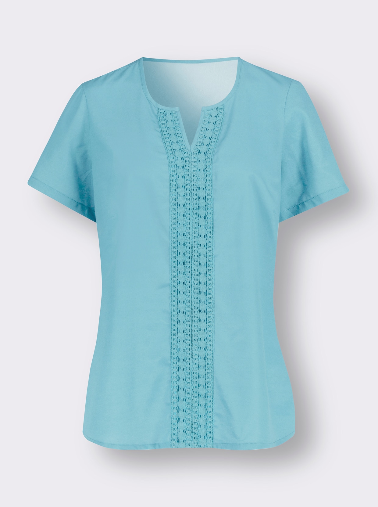 Comfortabele blouse - aquamarine