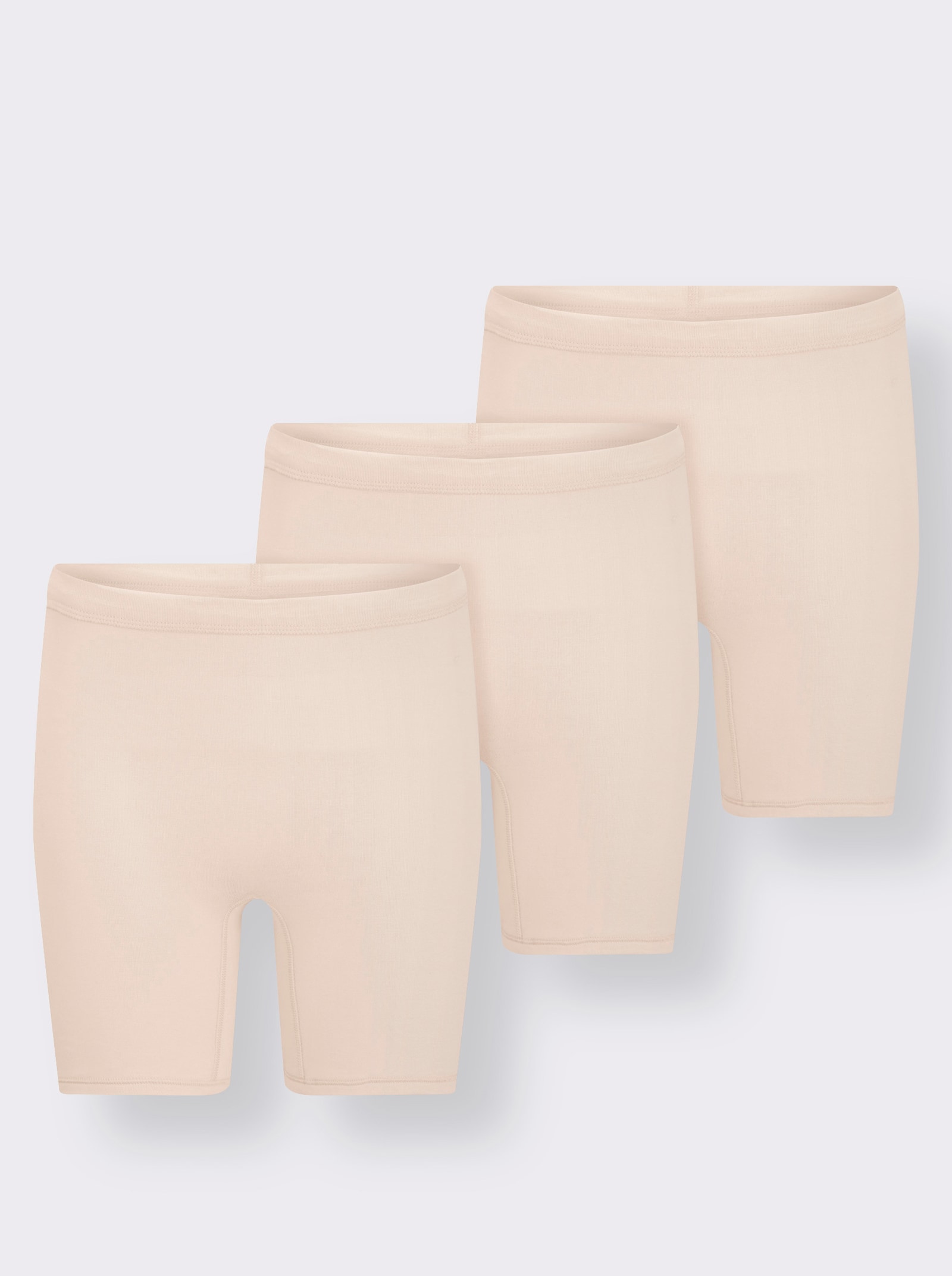 wäschepur Slip met lange pijpjes en softband - ivoorkleur