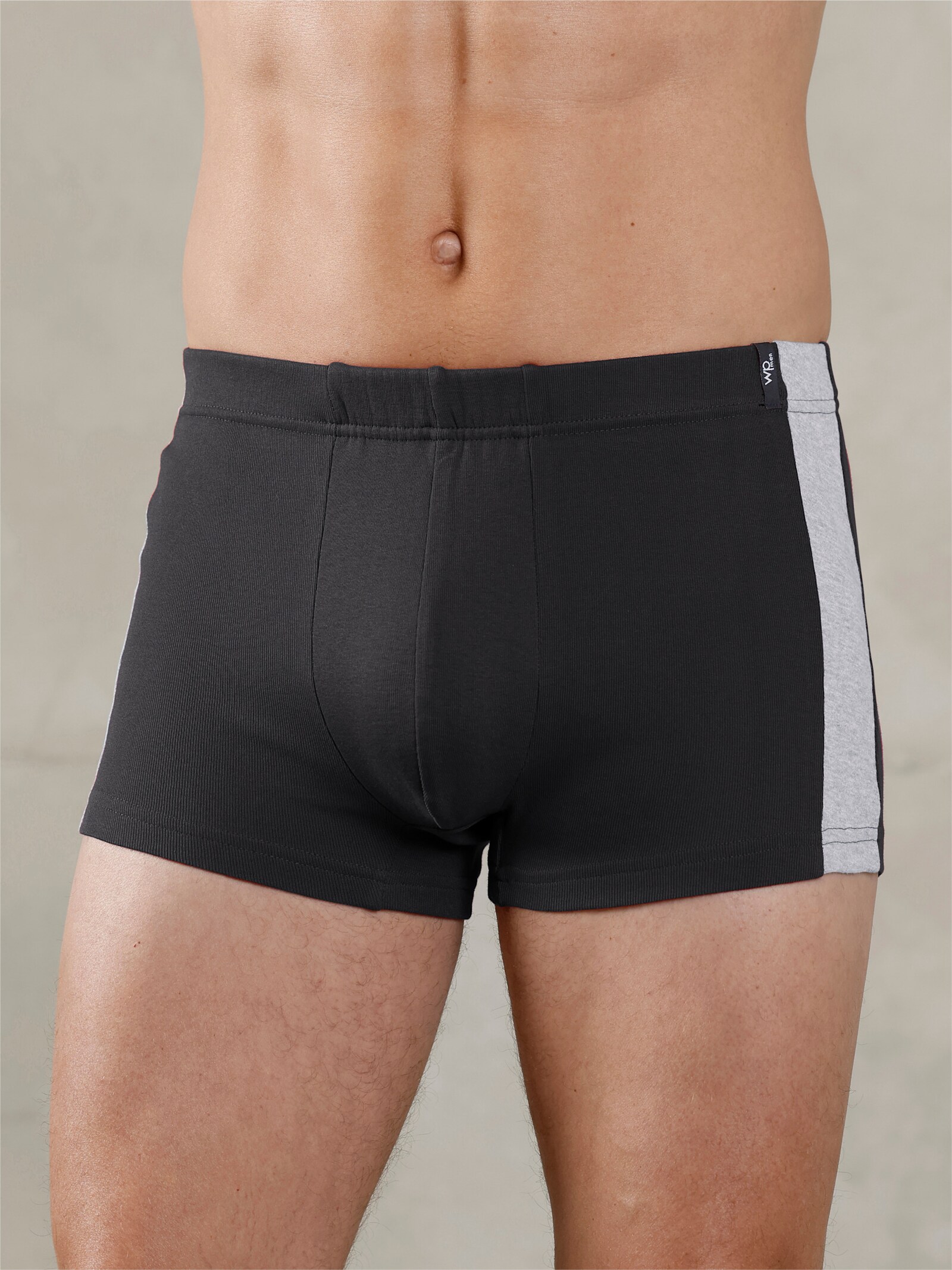 wäschepur men Pants - schwarz + marine + grau-meliert + dunkelrot