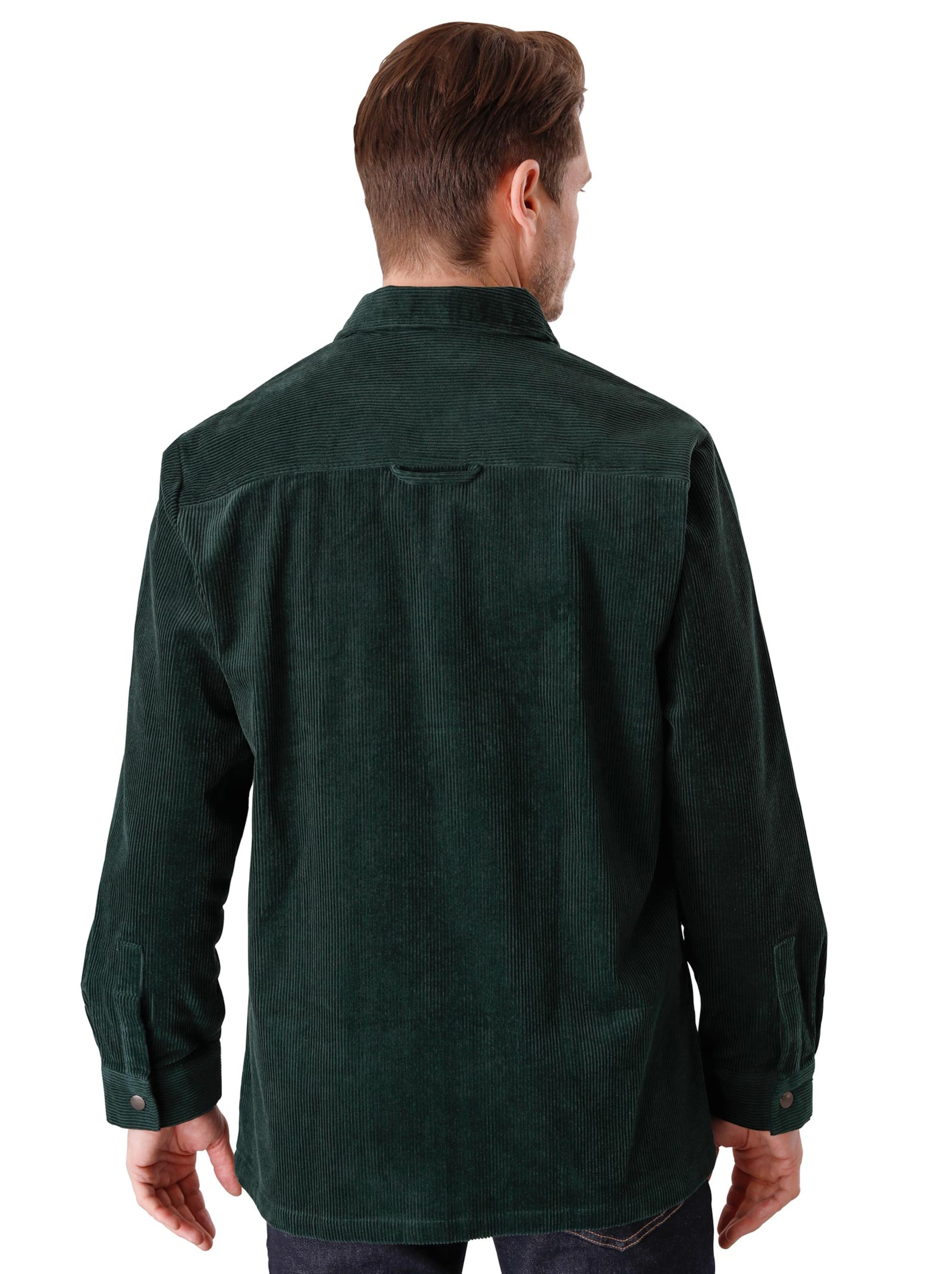 Hemdjacke - dunkelgrün