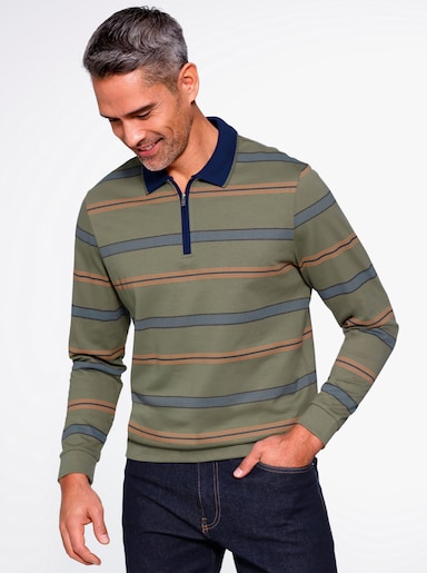 Sweatshirt - khaki, randig