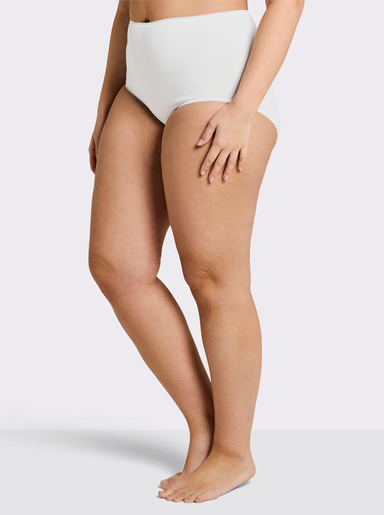 Nina von C. Taillenslip in Single-Jersey-Qualität - weiß