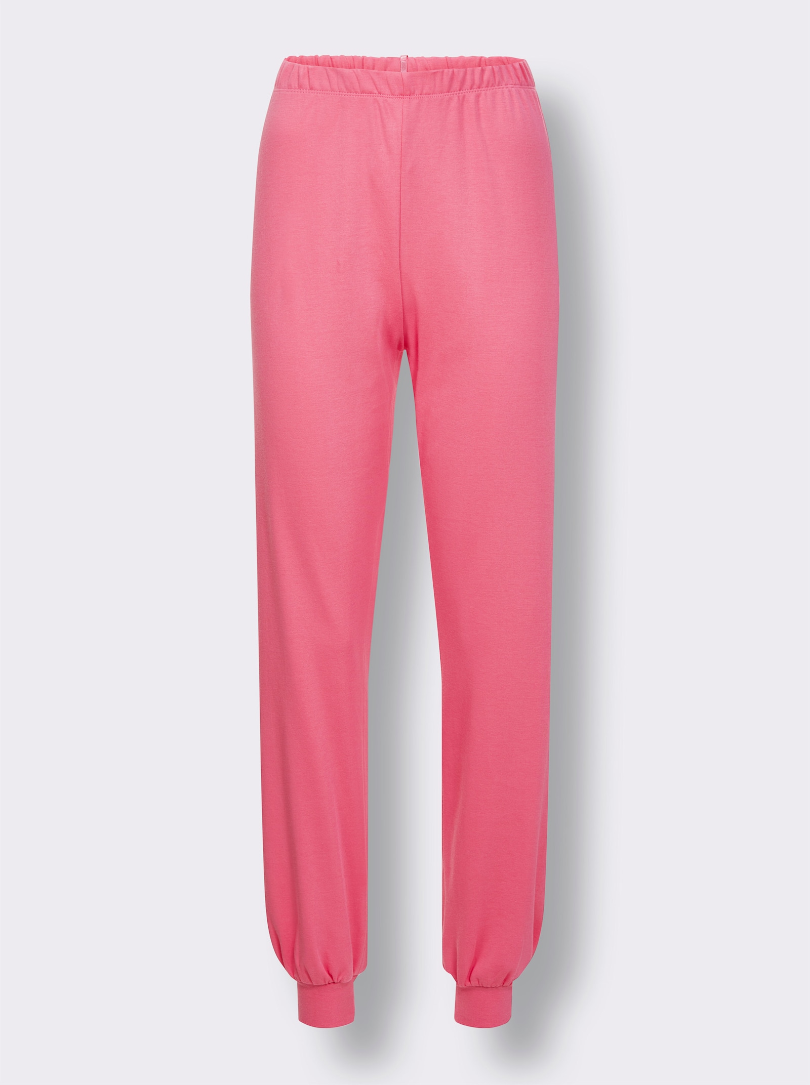 Ringella Schlafanzug mit elastischen Bündchen - koralle-geringelt