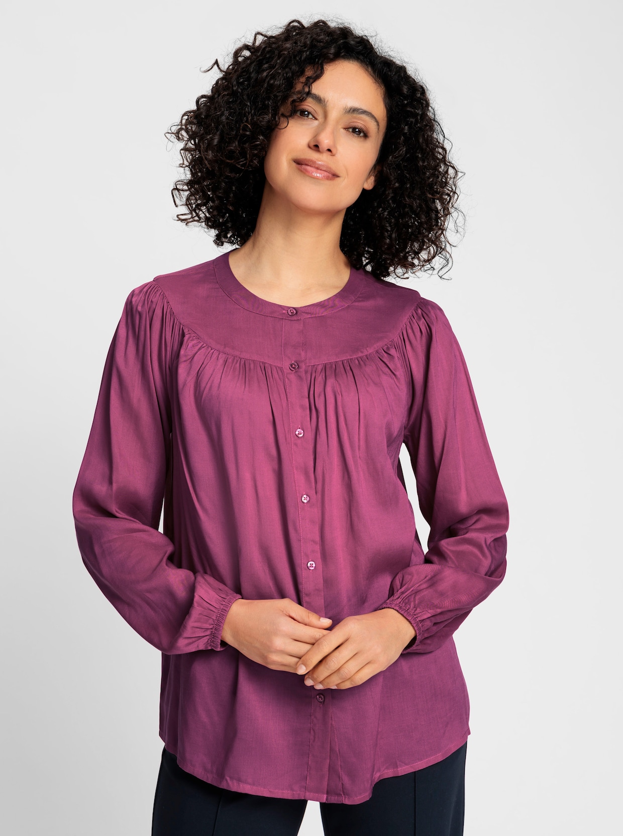 Langarm-Bluse - erika