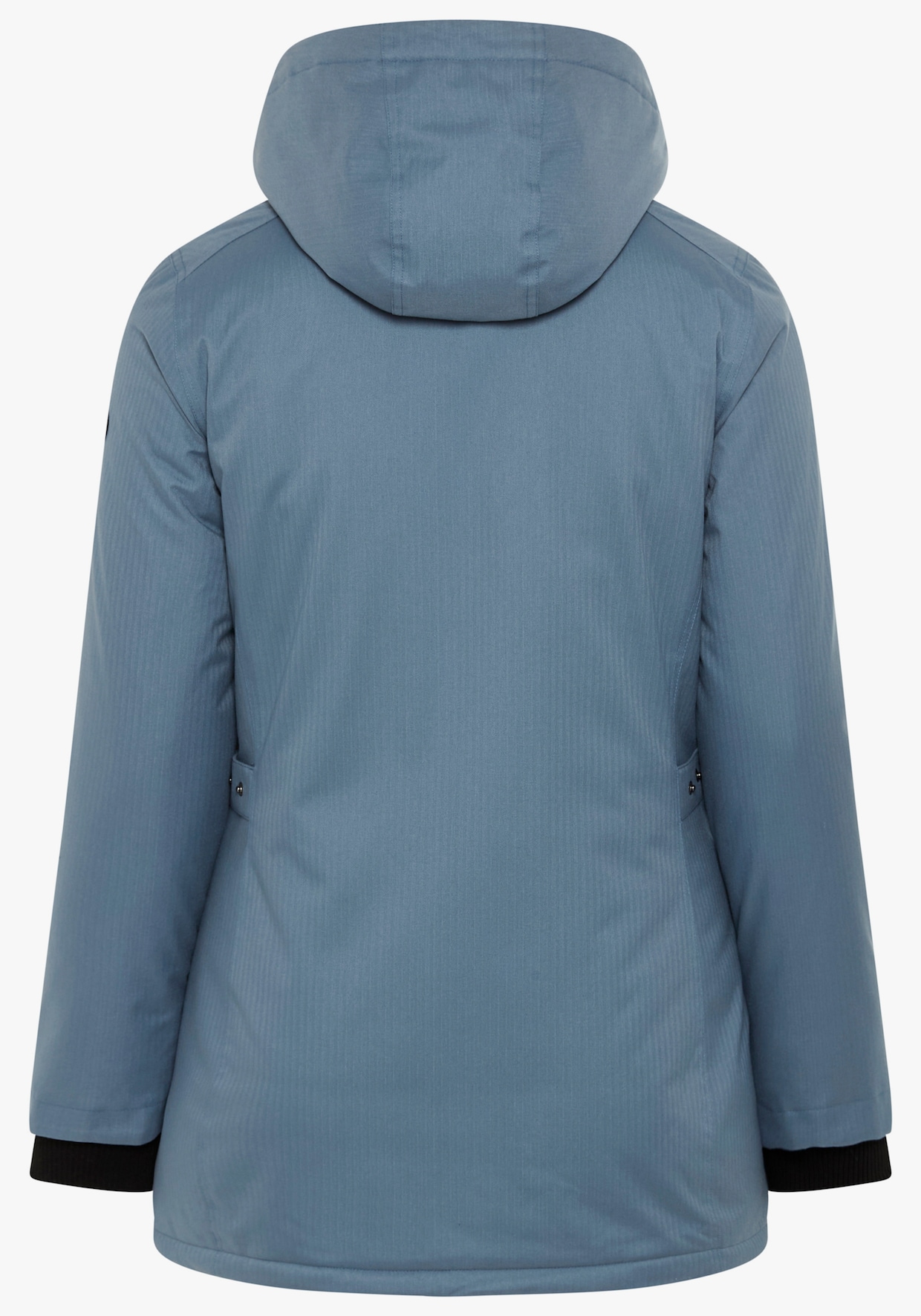 Funktionsparka - grau-blau