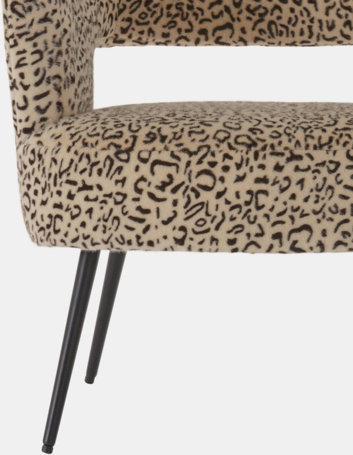 heine home Sessel - natur-schwarz