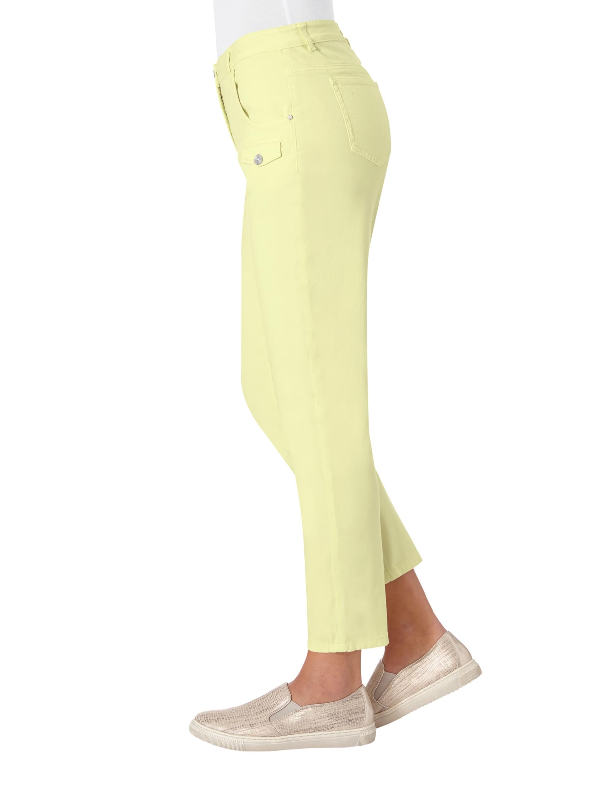 Damenmode Hosen Stretch-Hose in gelb 