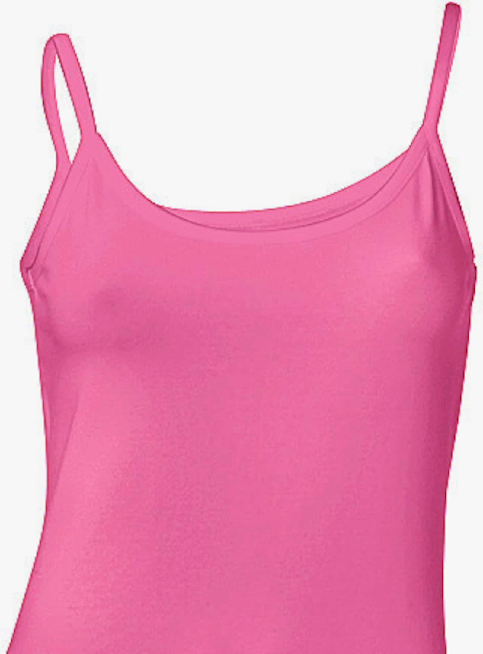 heine Spaghettitop met nauwsluitende snit - pink