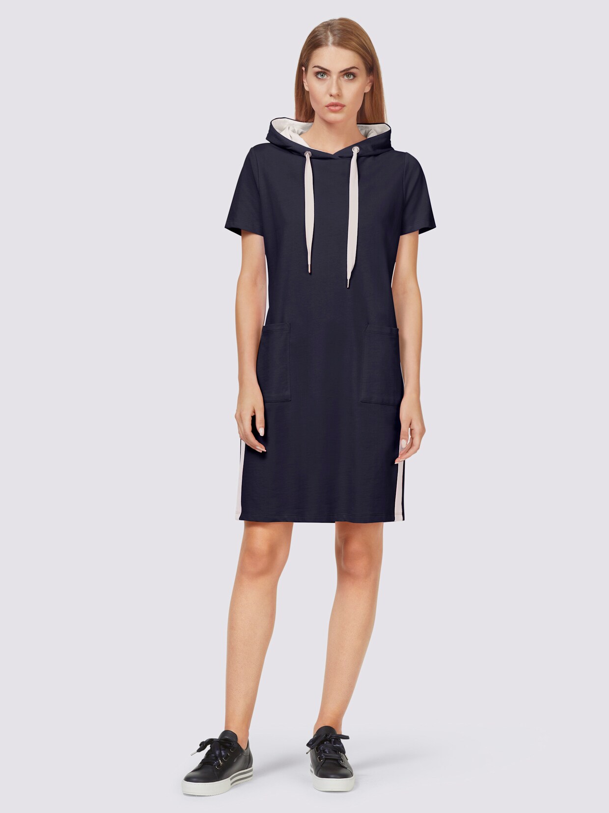 heine Sweatkleid - nachtblau