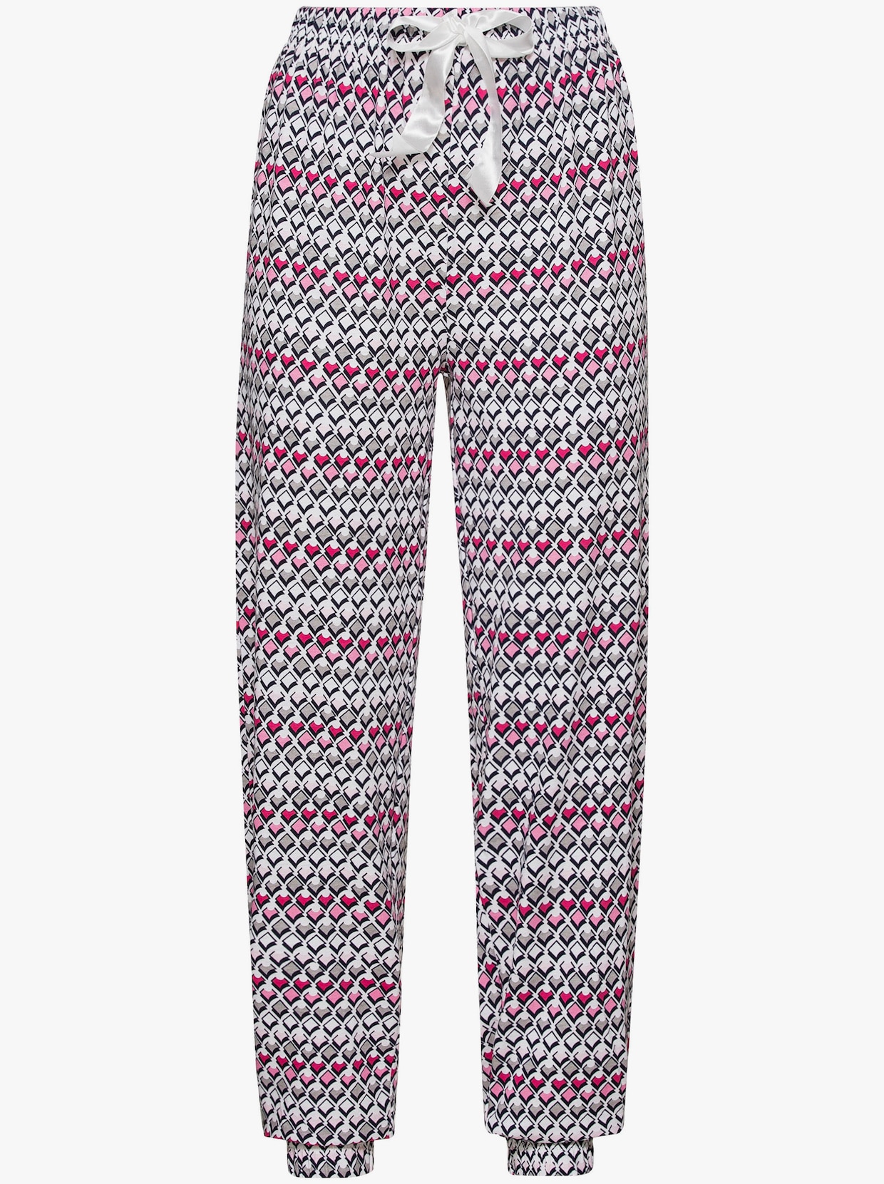 wäschepur Pyjama - wit geprint