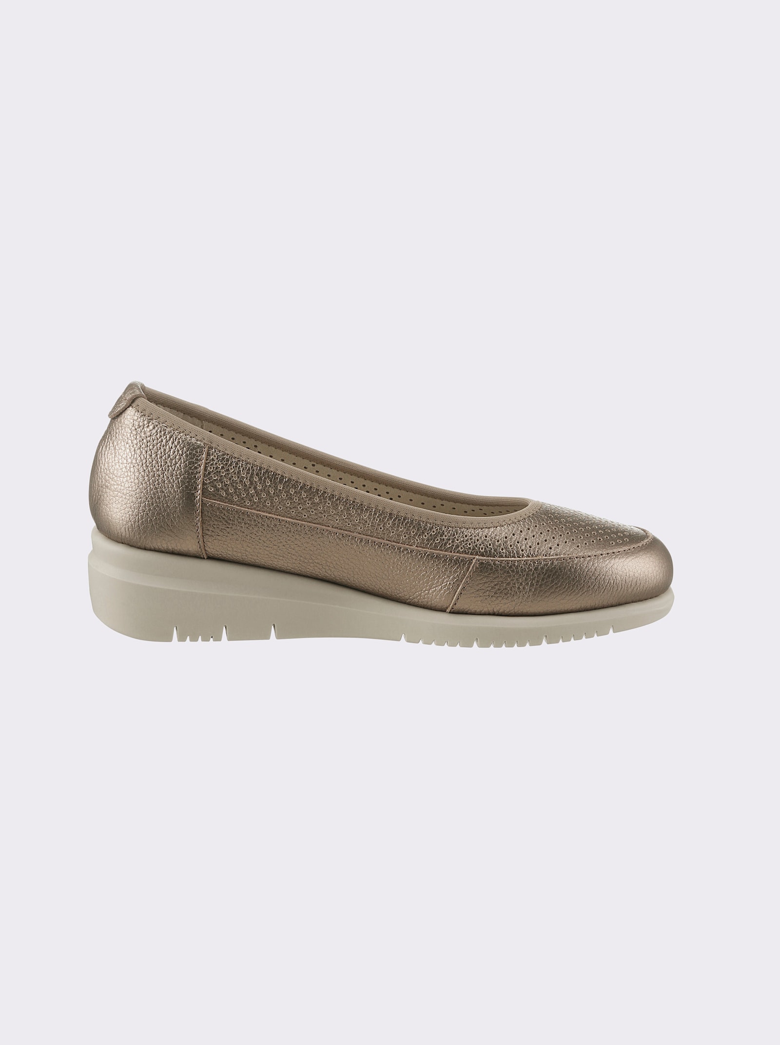 airsoft comfort+ Slipper in Metallicfarben - bronzefarben