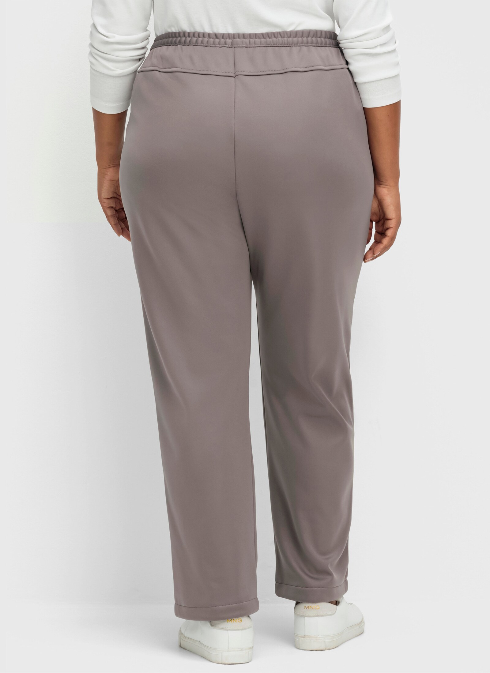 Thermohose mit Fleece-Futter - silbergrau