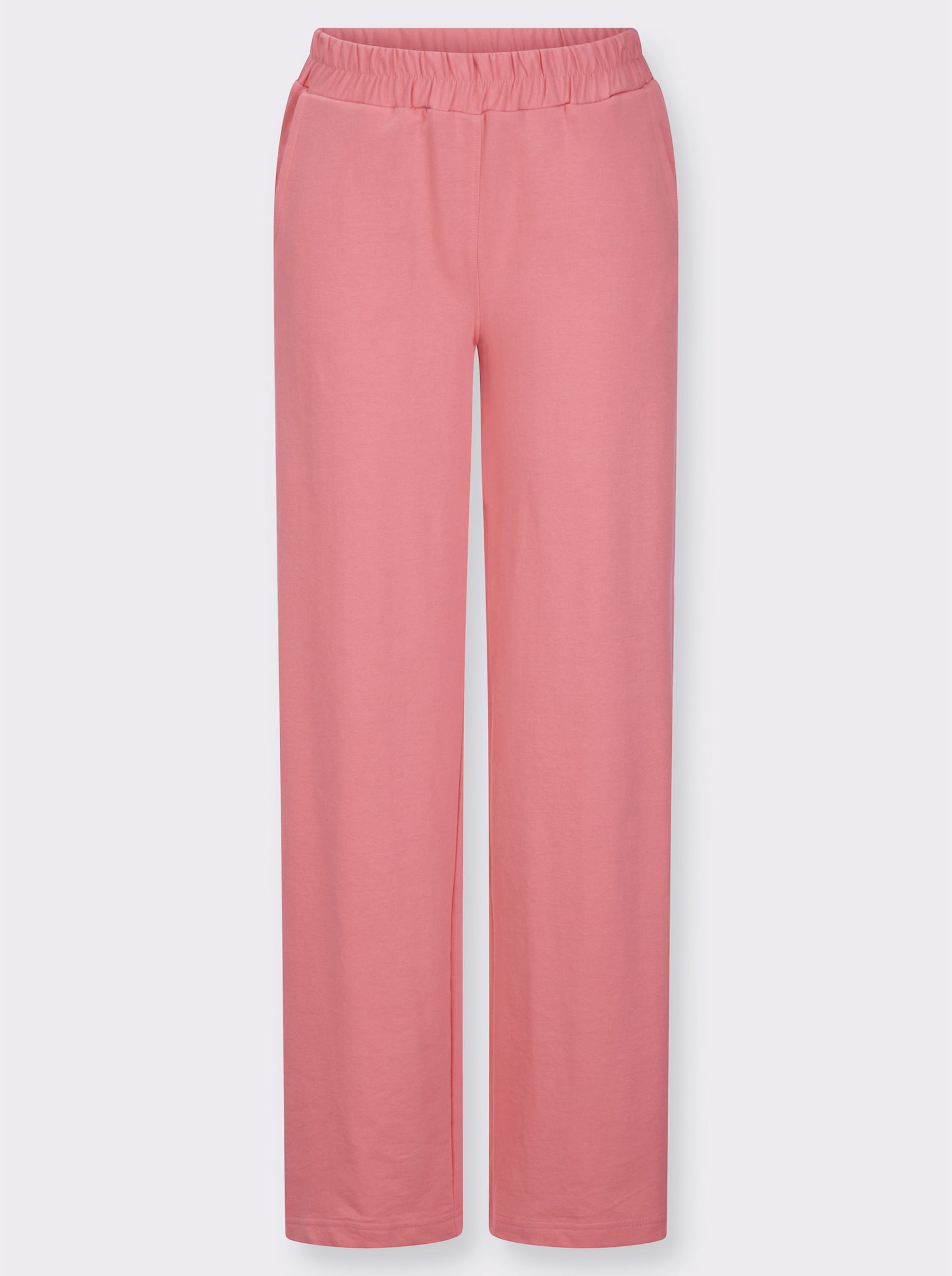 Sweathose in weiter Schlupfform - flamingo
