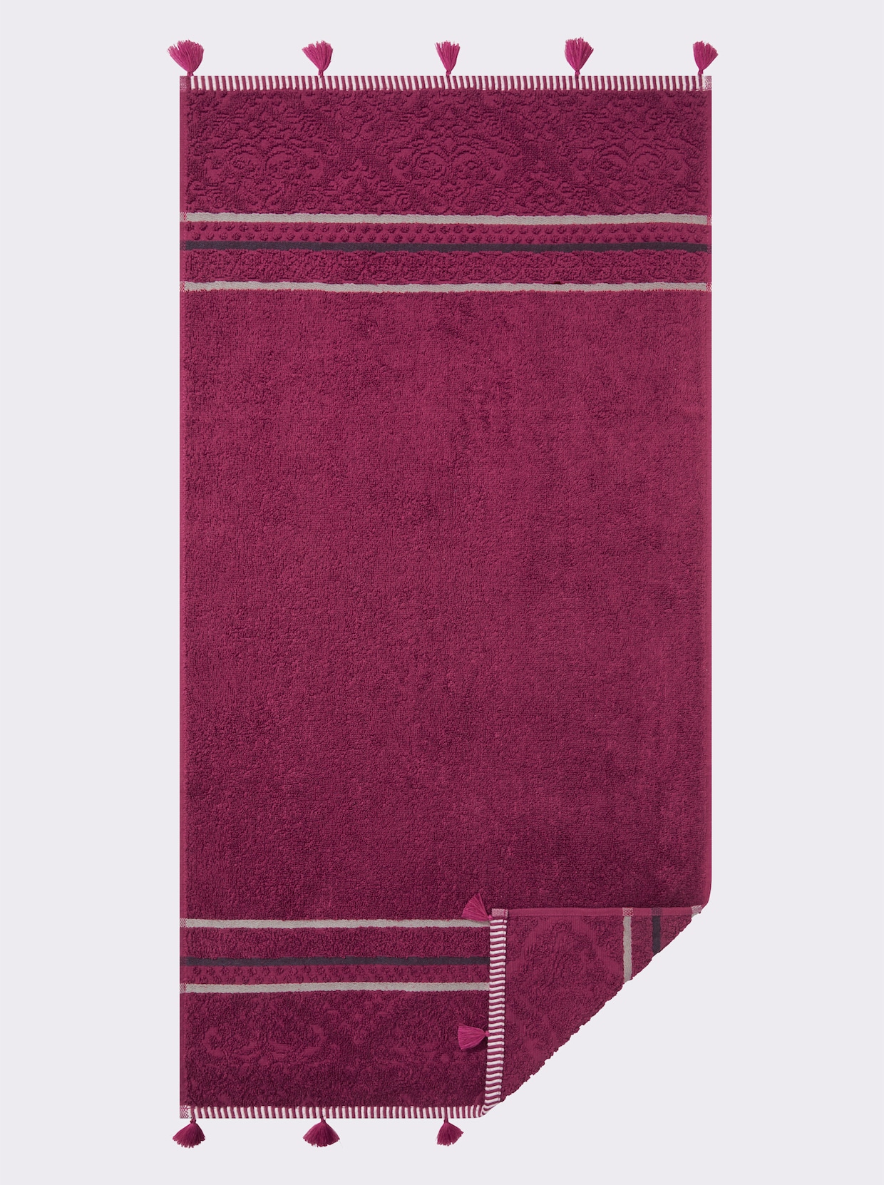 wäschepur Handdoek - malve
