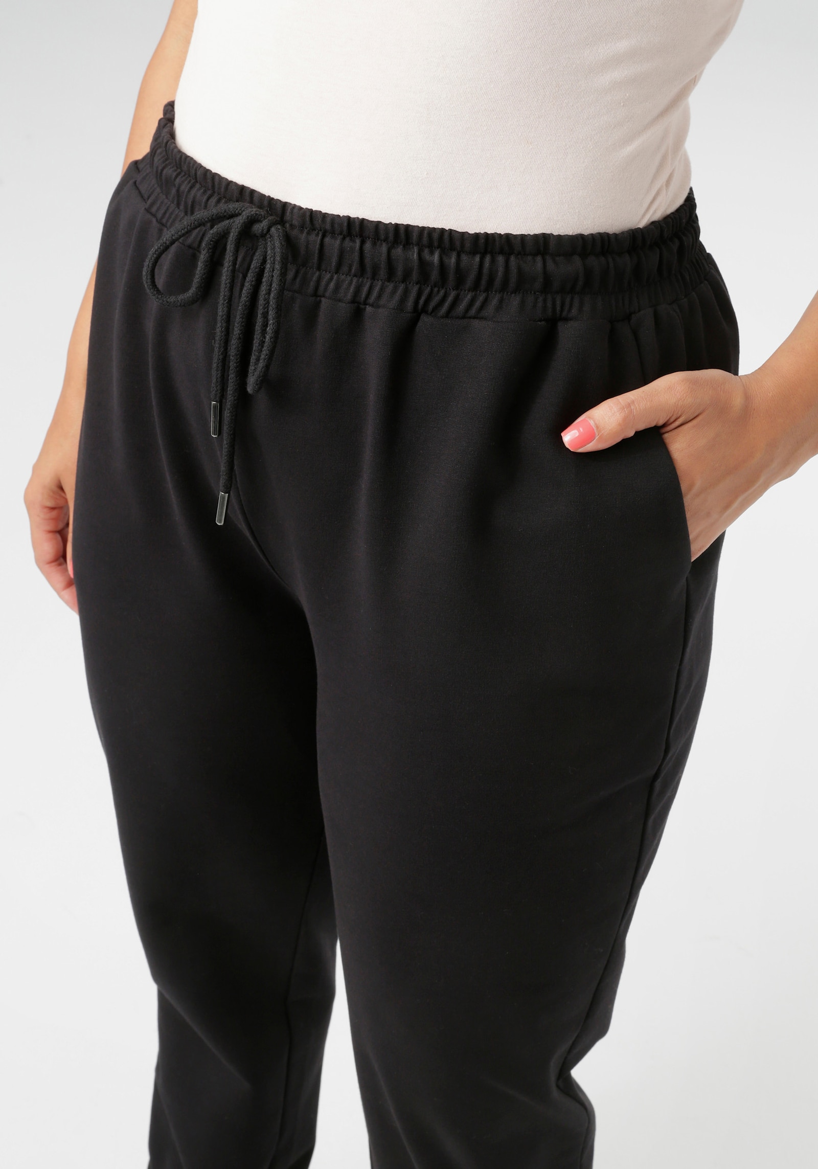 Aniston PLUS Schlupfhose - schwarz