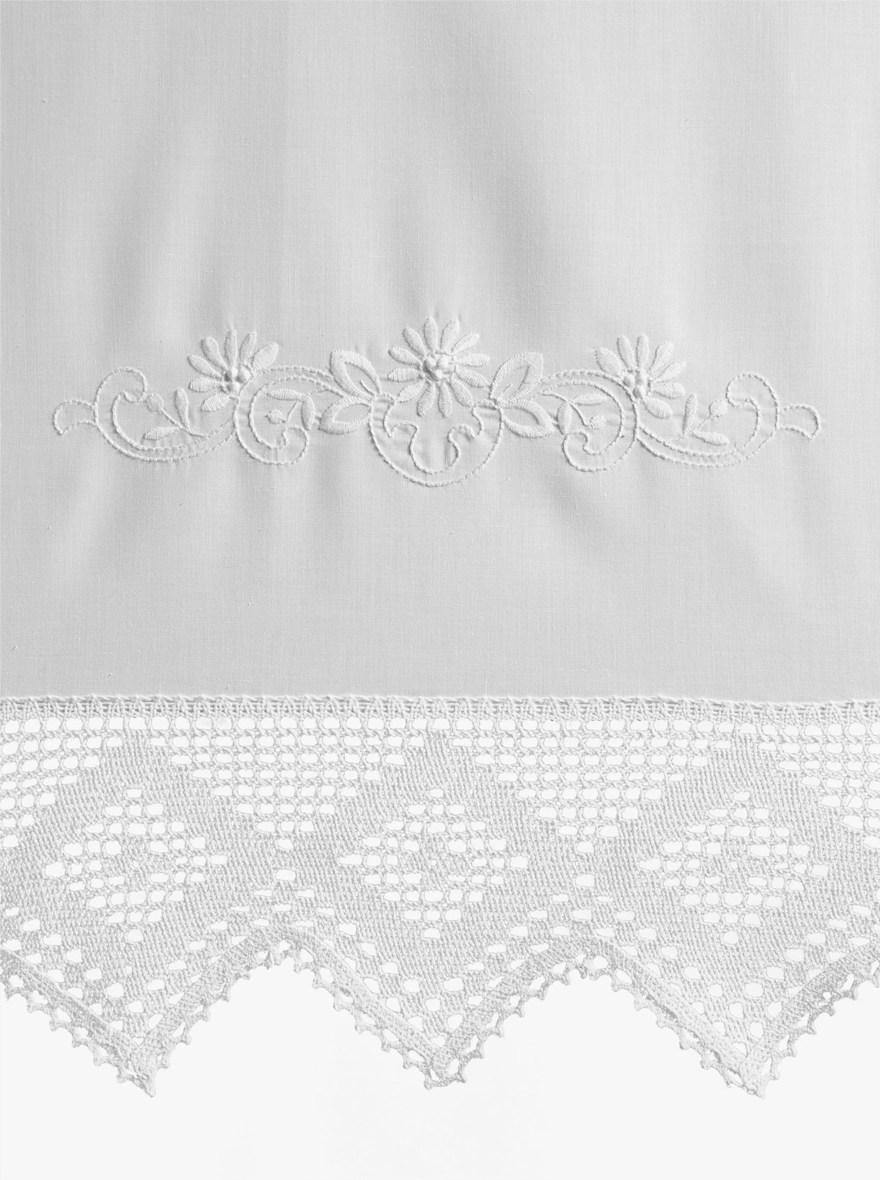 heine home raamdecoratie - wit